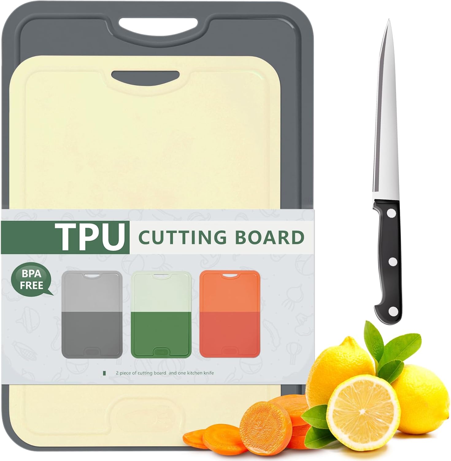 Gintan TPU Chopping Board set 2-pack 🍽
