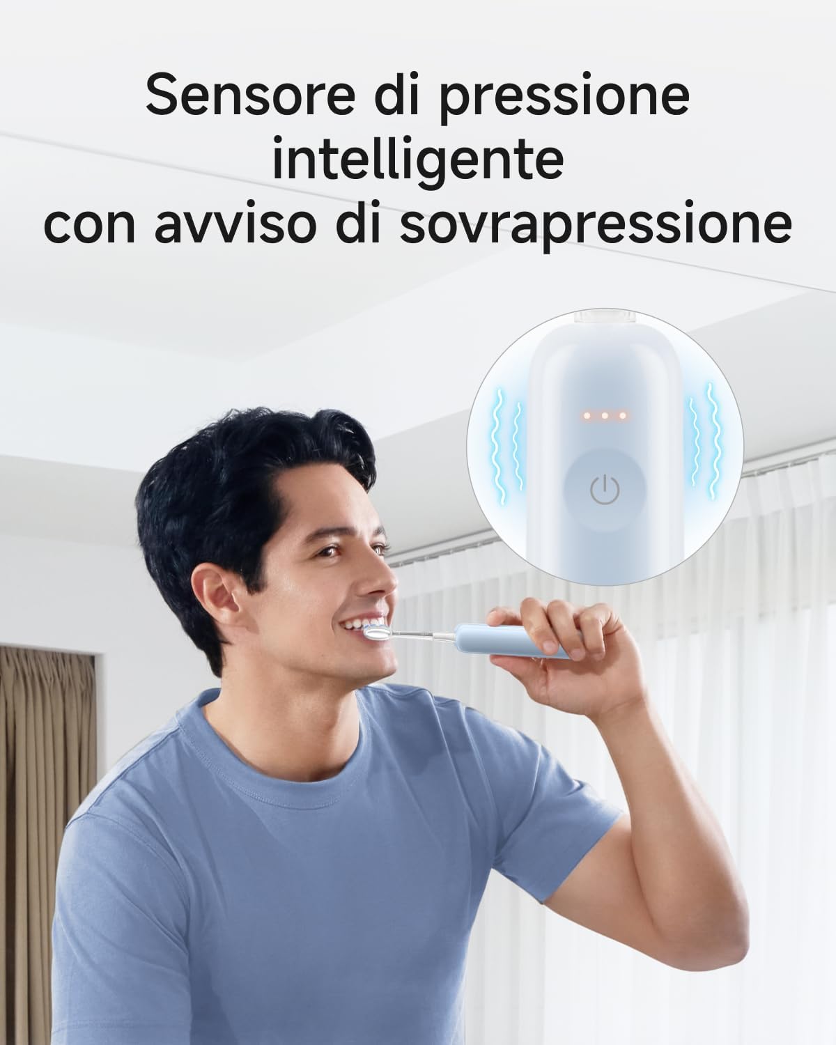 Thumbnail 6 de Laifen Wave Pro Spazzolino Elettrico Sonico per Adulti con 60° e batteria fino a 70 giorni (IPX8, 2 testine)