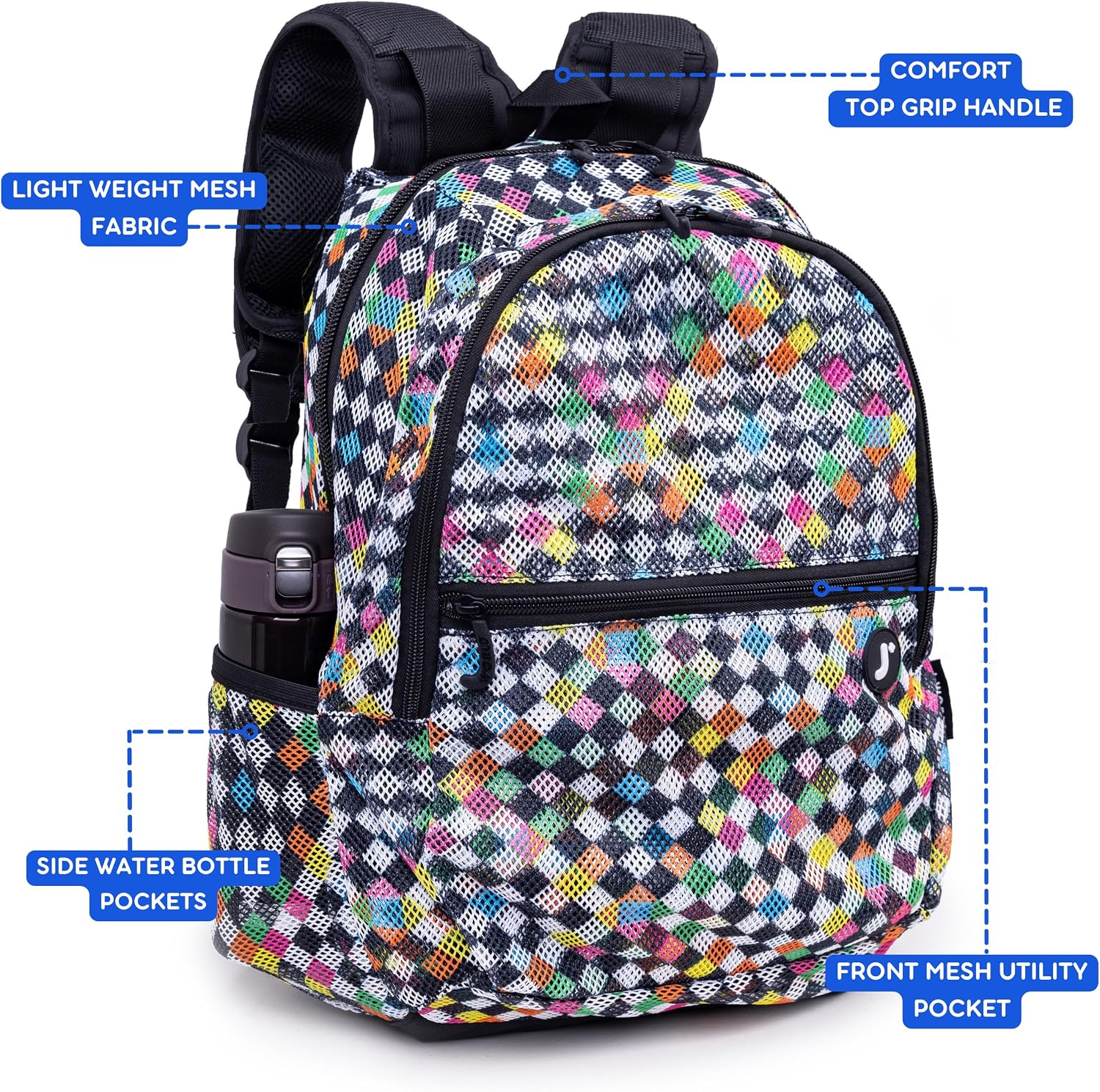 Detalle de J World New York Mesh Backpack 32 Liters