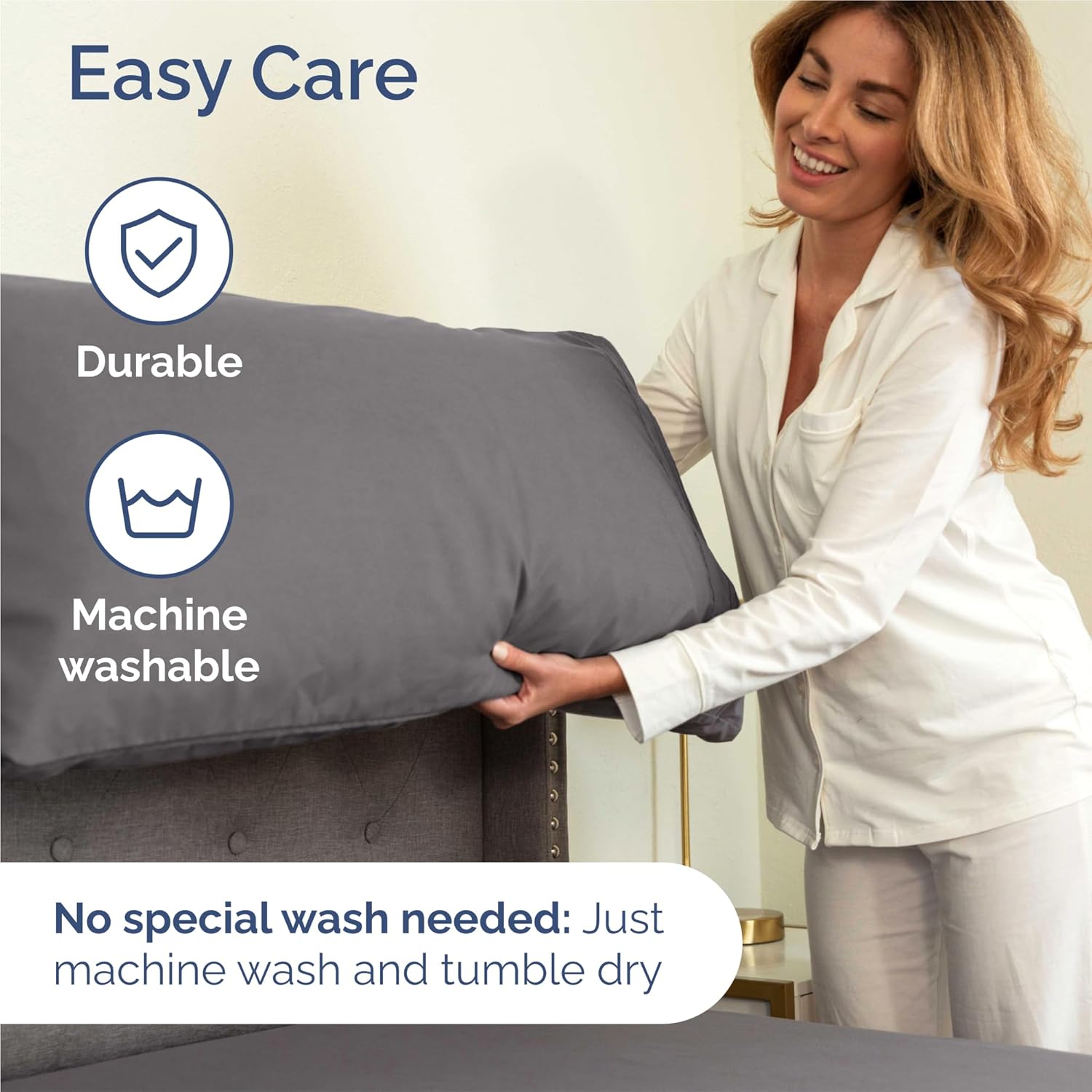 Thumbnail 6 de King Size 4-Piece Hotel-Style Sheet Set, Deep Pocket