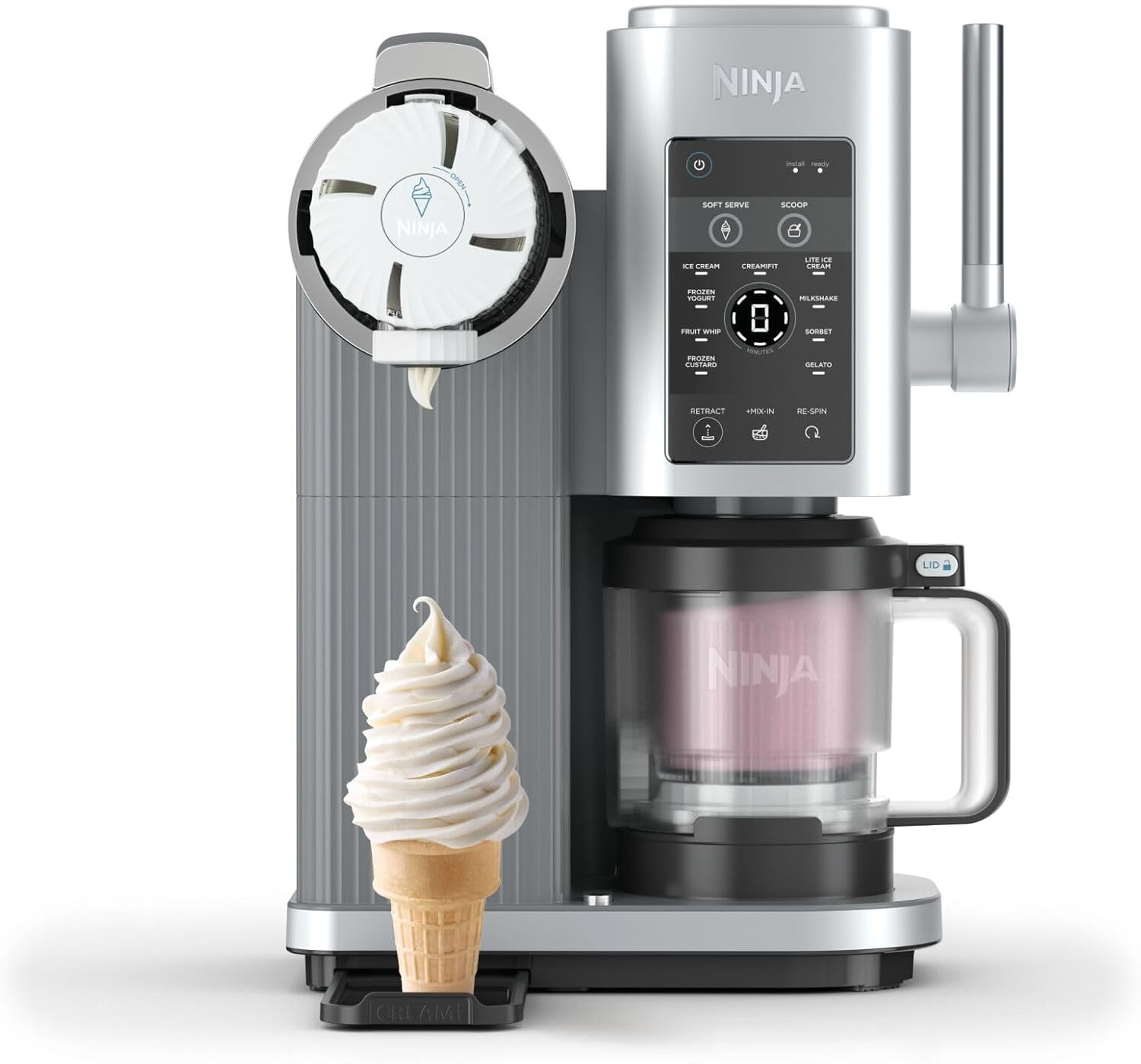 Detalle de Ninja NC701C Creami Scoop & Swirl Ice Cream Maker, 13-in-1