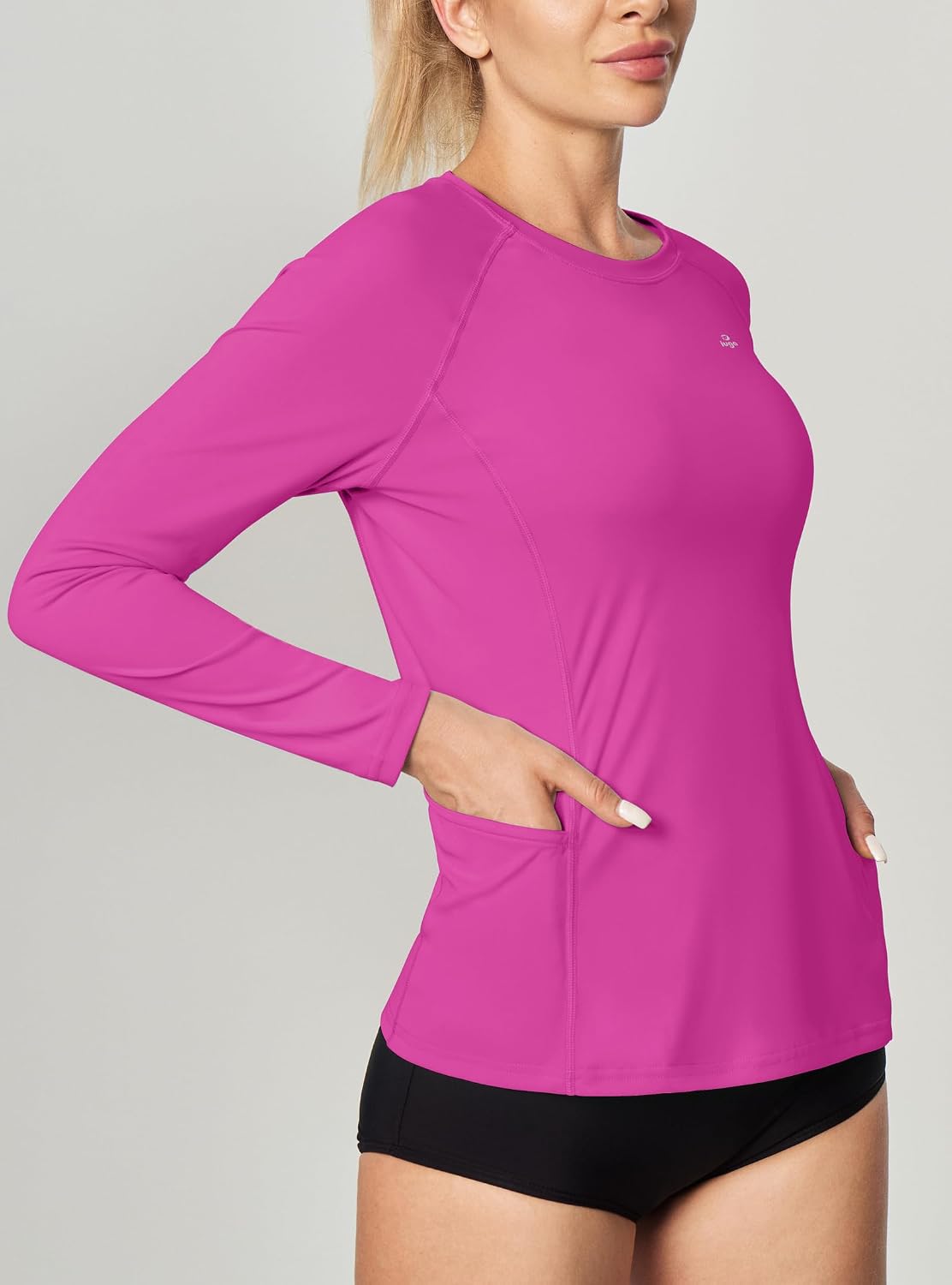 Detalle 2 de IUGA Women's Workout Shirt UPF 50+
