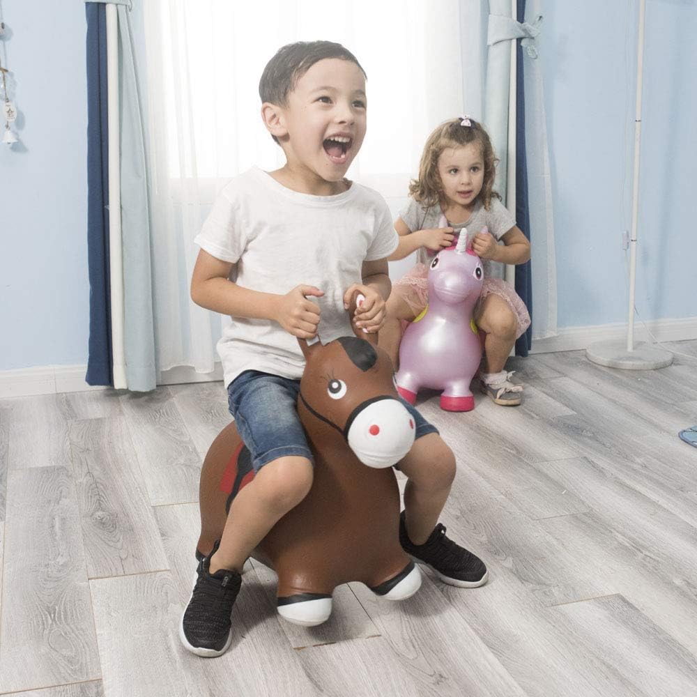 Thumbnail 5 de INPANY Bouncy Horse Hopper Toys