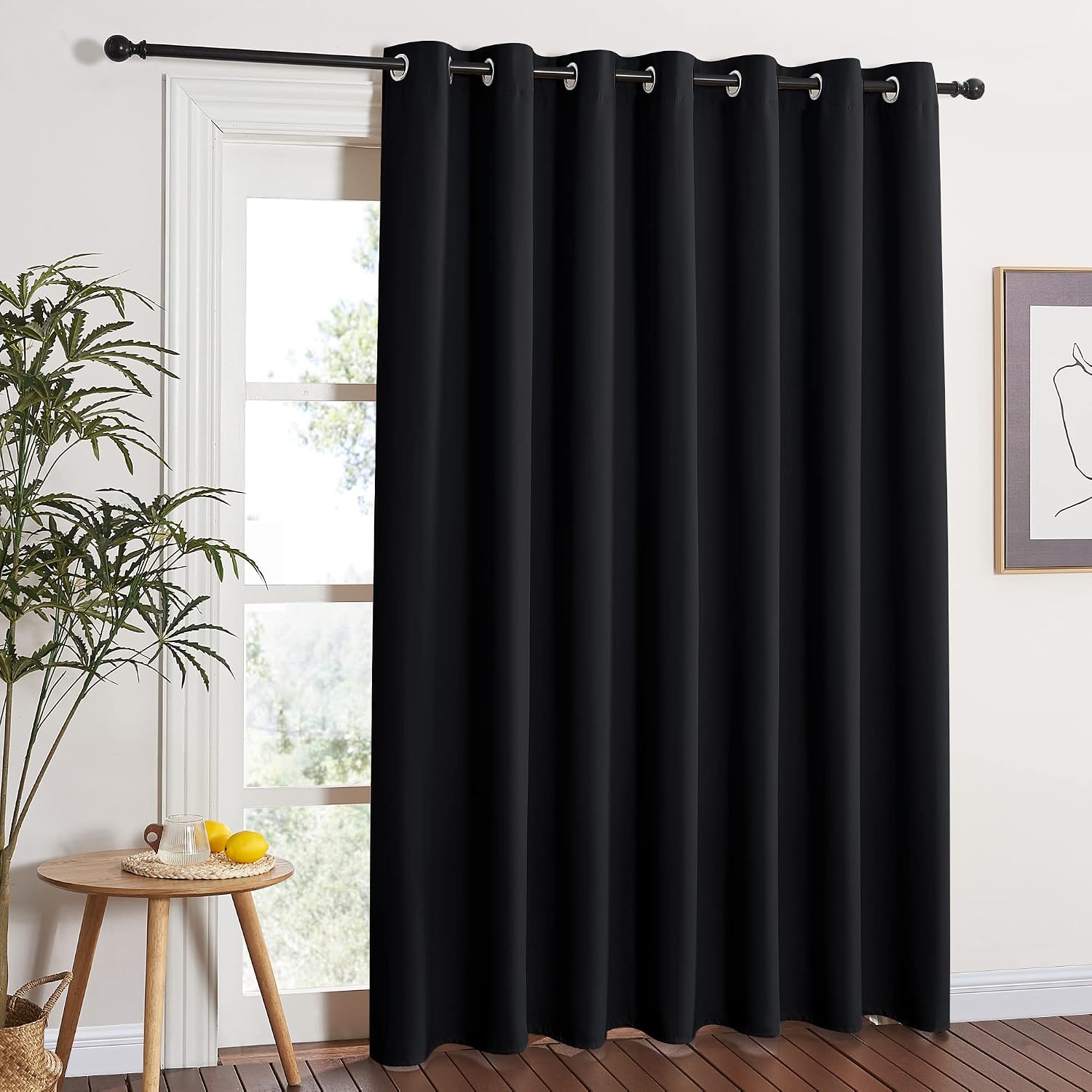 Detalle de NICETOWN Sliding Glass Door Blackout Curtain W100xL84