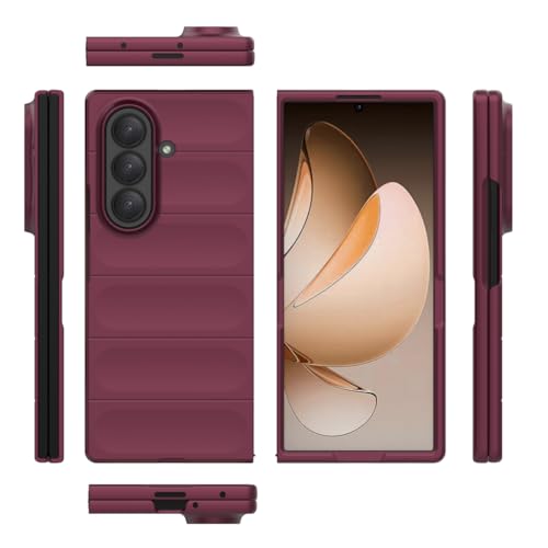 Detalle de BAILI Case per Samsung Galaxy Z Fold7: custodia protettiva in PC con fodera in microfibra