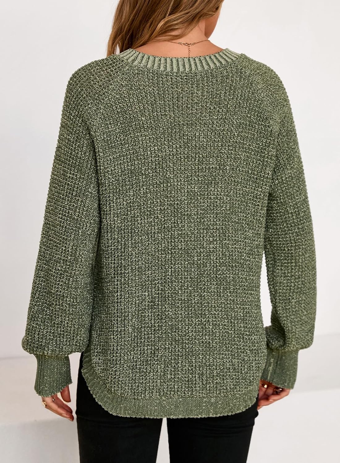 Thumbnail 5 de Dokotoo Women's Pullover Sweater, Waffle Knit