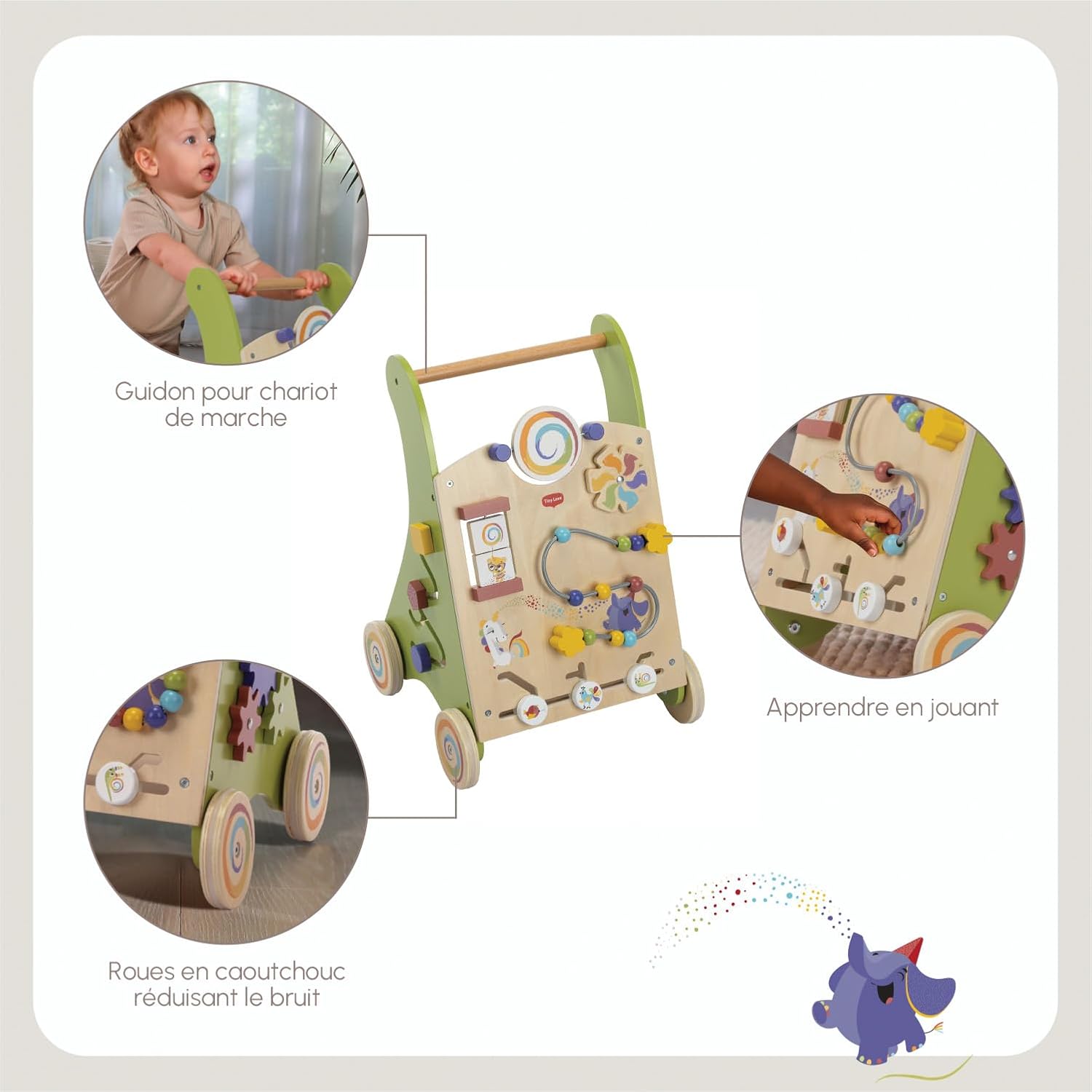 Thumbnail 1 de Tiny Love Chariot de marche 12 activités 🚼