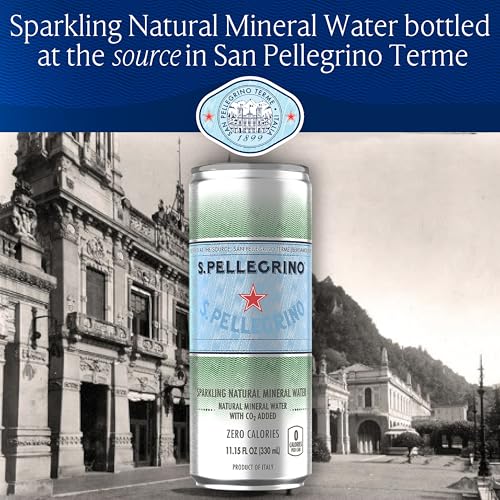 Thumbnail 5 de S.Pellegrino Sparkling Natural Mineral Water, 24-Pack (11.15 fl oz cans)
