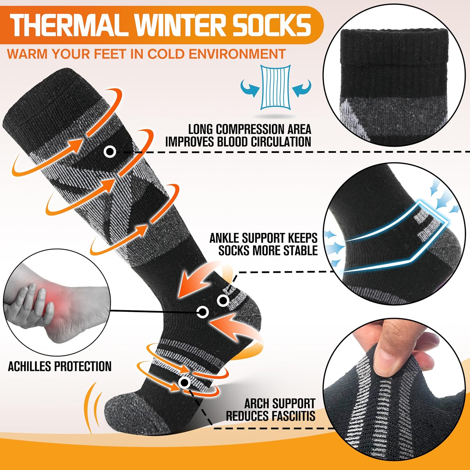 Thumbnail 2 de Welwoos Merino Ski Socks 3-Pack