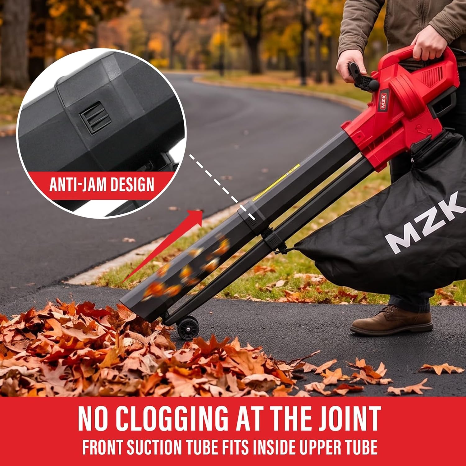 Detalle 2 de MZK Corded Leaf Blower Vacuum