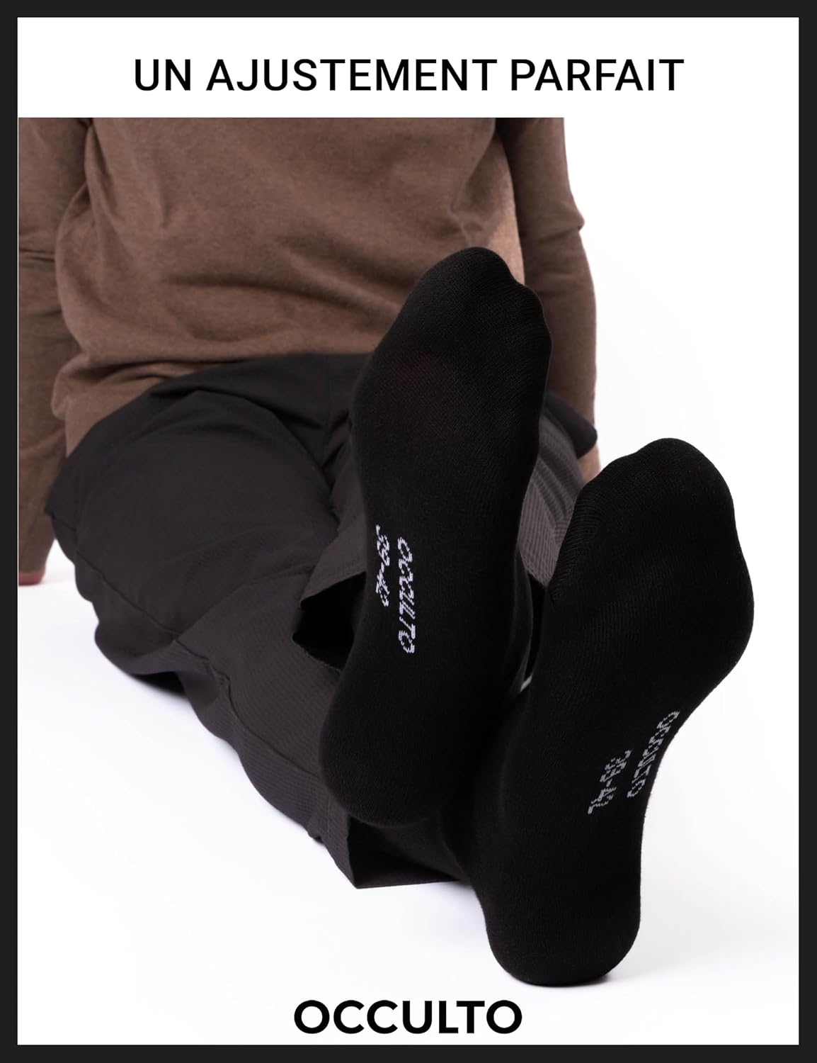 Detalle 2 de Occulto Hermann chaussettes noir 10