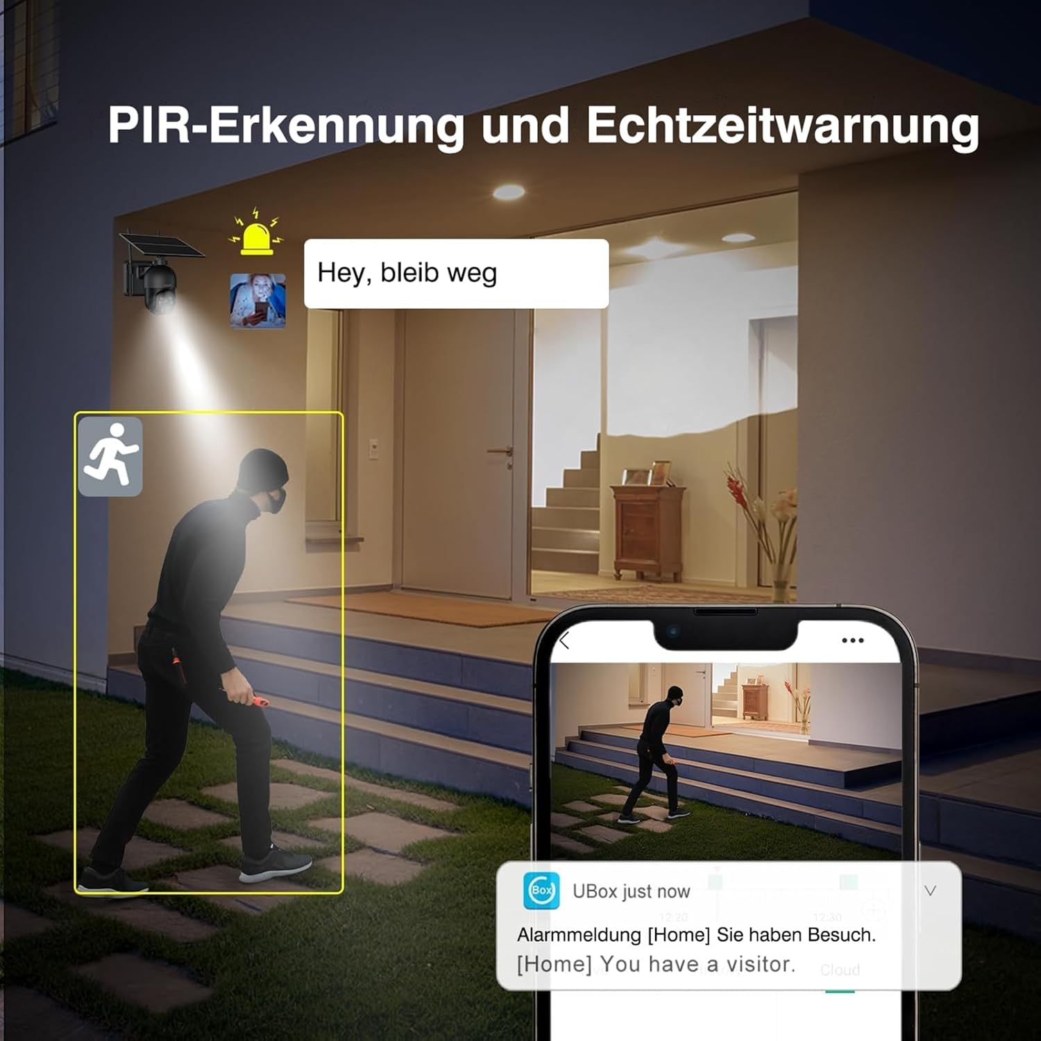 Thumbnail 4 de Xega 3G/4G Überwachungskamera 2K