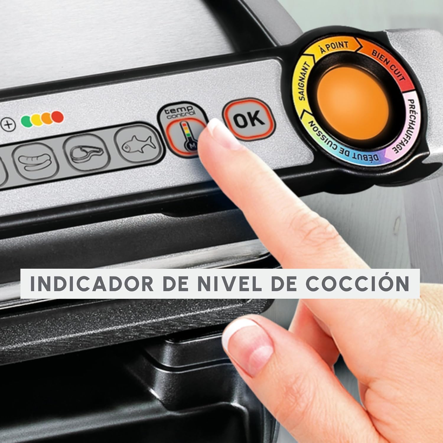 Thumbnail 6 de Moulinex OptiGrill+ GI712D10 2000 W