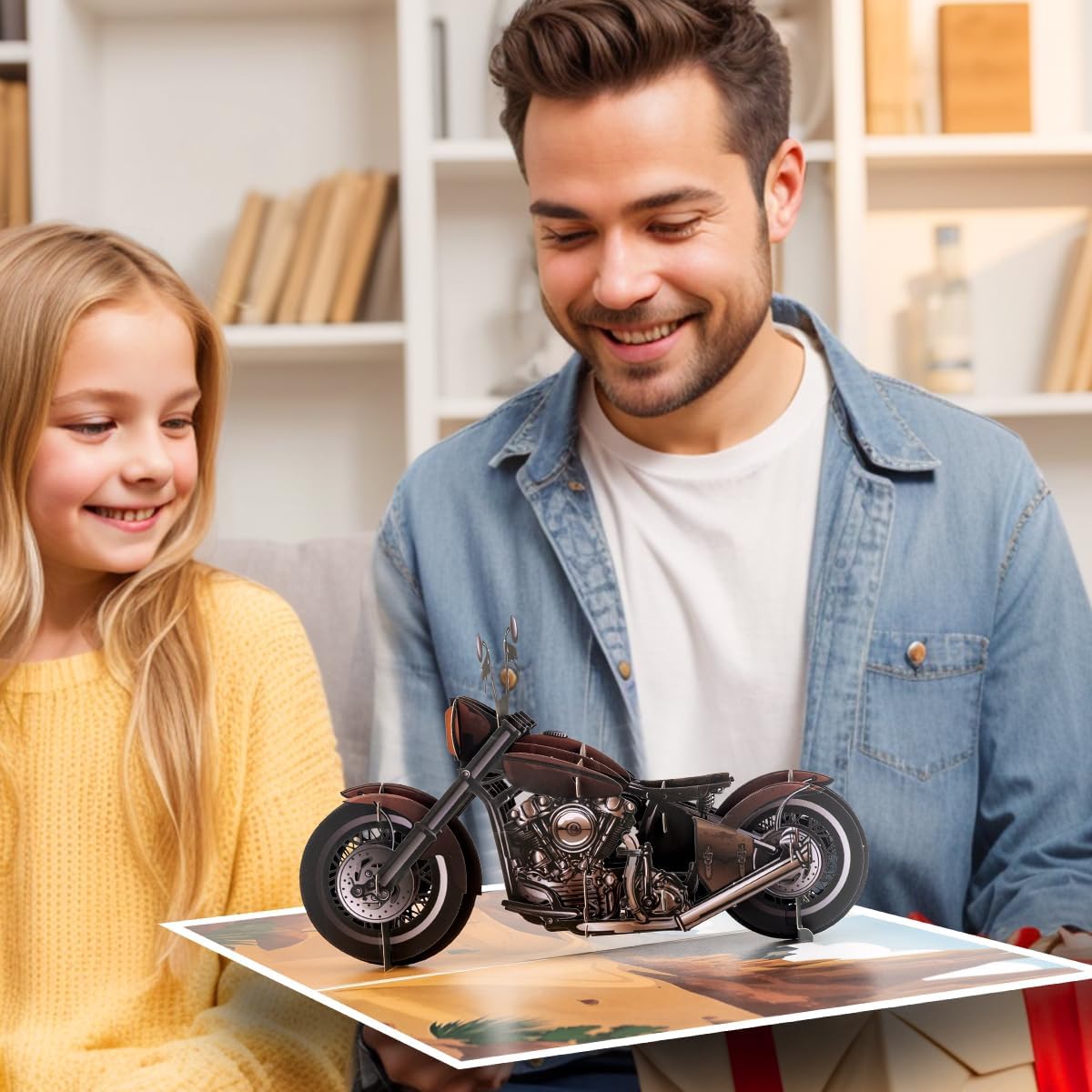 Detalle 2 de CNLITIHEKA 3D motorcycle card