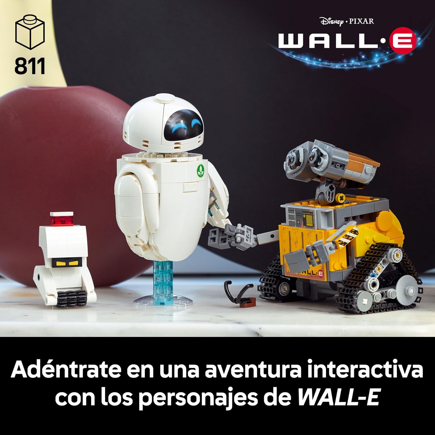 Detalle 2 de LEGO Disney Pixar Wall-E y Eve 43279