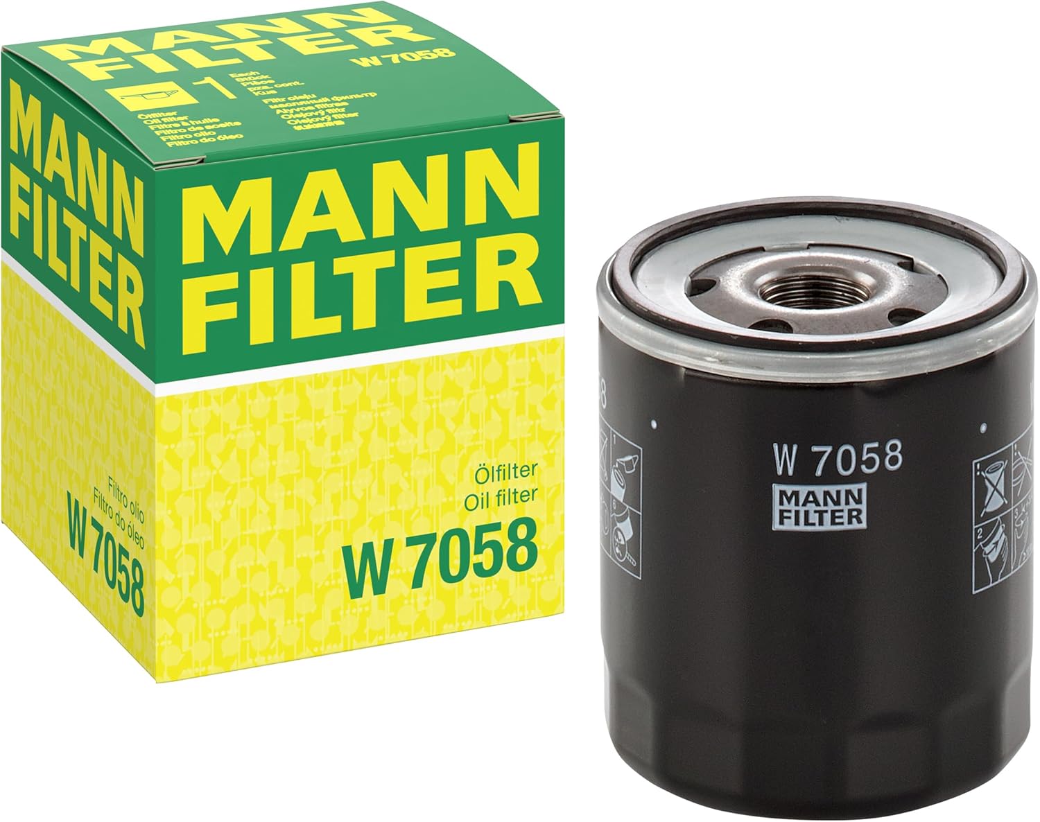 MANN-FILTER W 7058 filtro olio 76 mm
