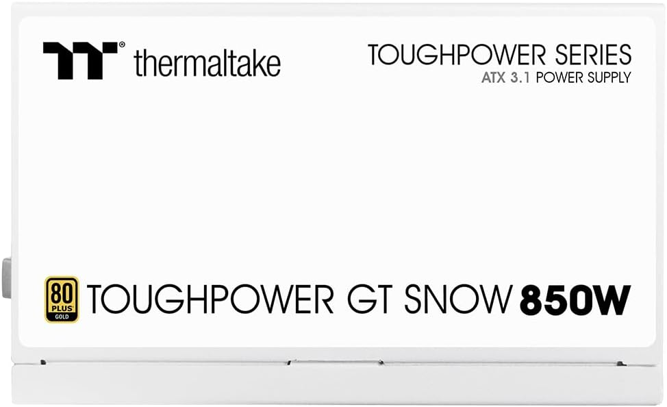 Thumbnail 2 de Thermaltake Toughpower GT Snow 850W – ATX 3.1 Netzteil (80 Plus Gold), vollmodular & PCIe 5.1 12V-2x6 (12+4)