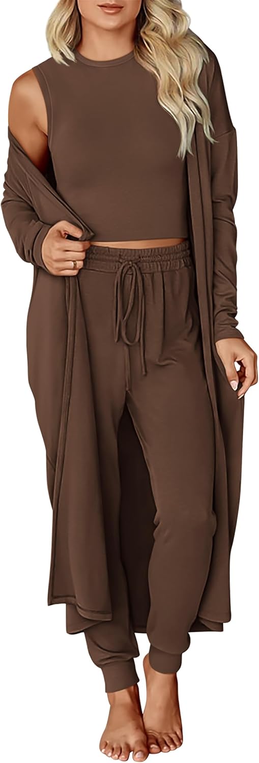 Thumbnail 6 de KIRUNDO 3-Piece Lounge Set for Women: Cozy Travelwear for Fall 2026
