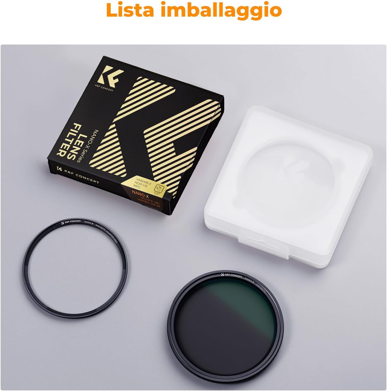 Thumbnail 6 de K&F Concept filtro ND variabile 67mm Nano-X