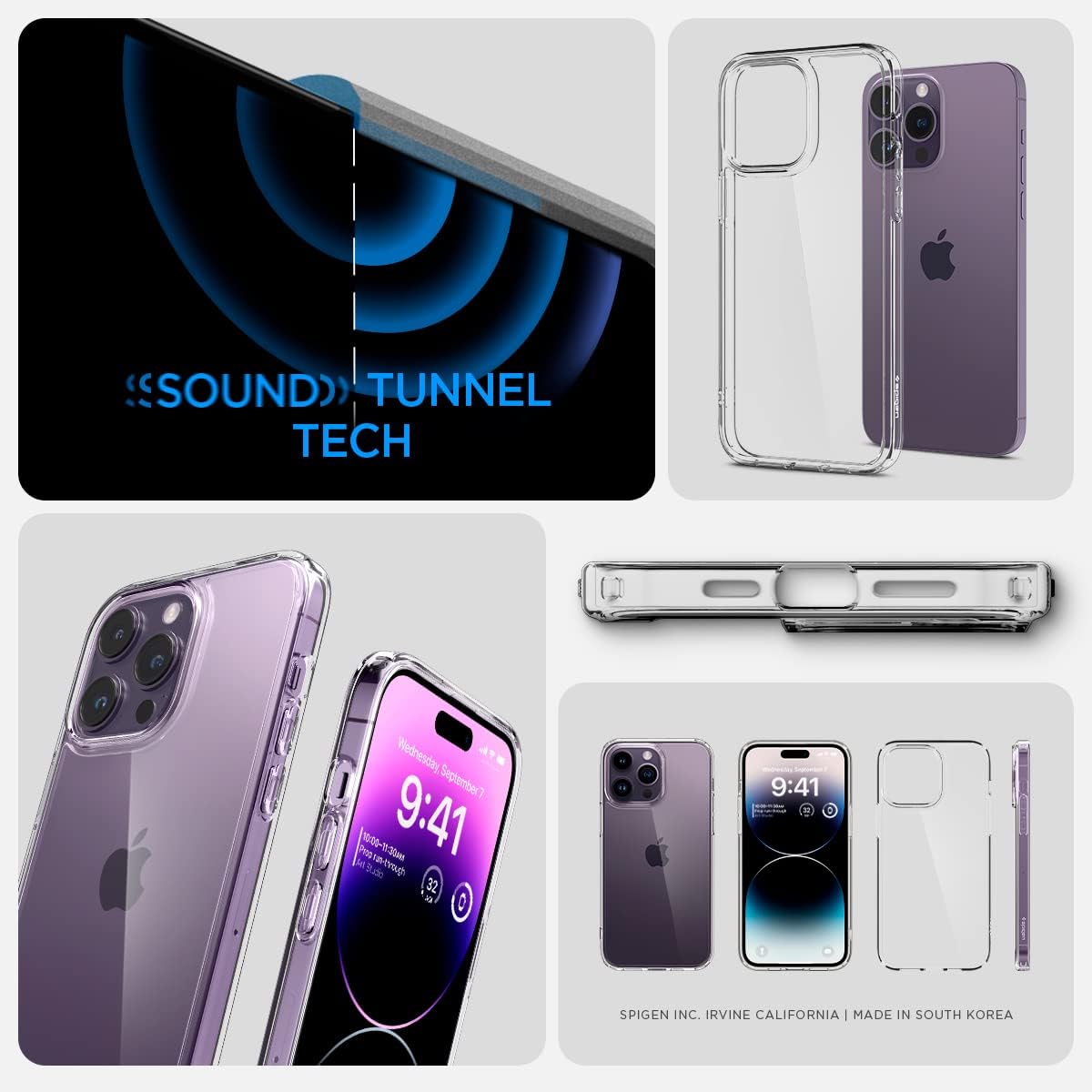 Thumbnail 6 de Spigen Ultra Hybrid pour iPhone 14 Pro Max – coque transparente anti-jaunissement