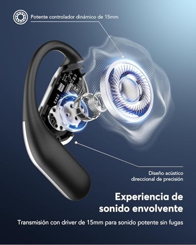 Thumbnail 1 de Paekole Auriculares Traductor en Tiempo Real con IA: 3 en 1, 198 idiomas y diseño open-ear