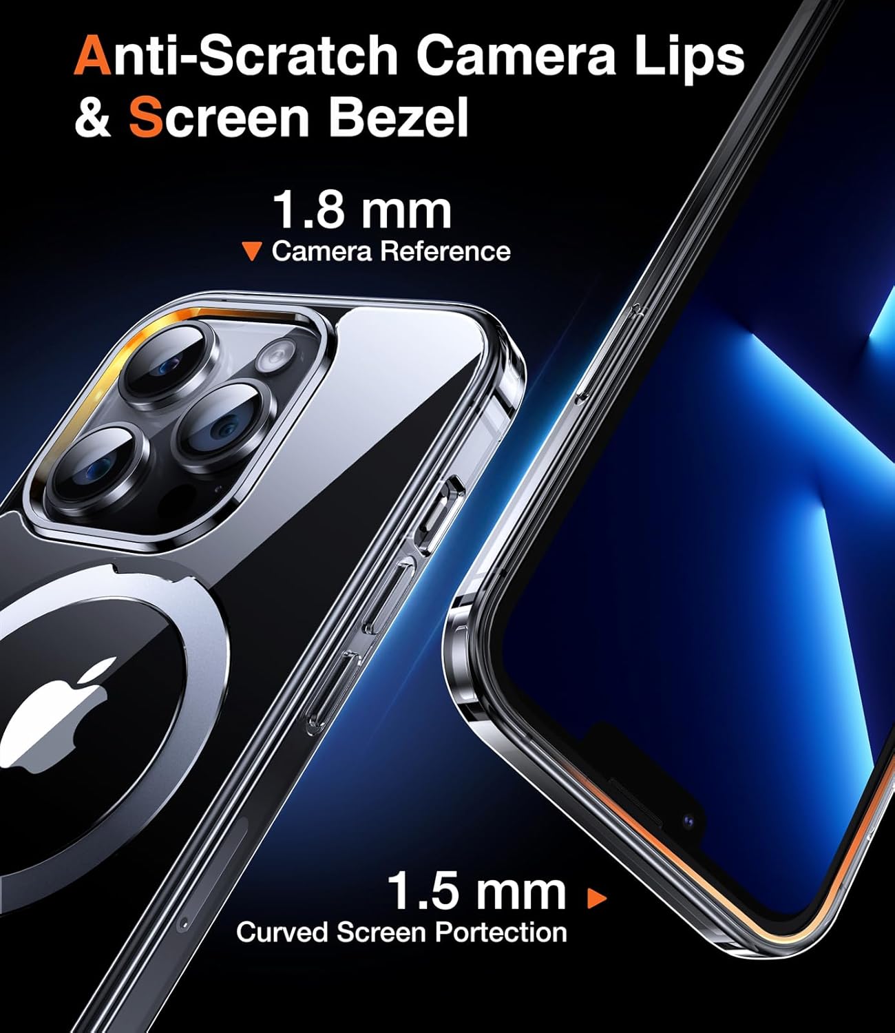 Thumbnail 5 de Chicfun 3-in-1 Magnetic Kickstand & Ring Holder Case for iPhone 14 Pro Max (MagSafe compatible)
