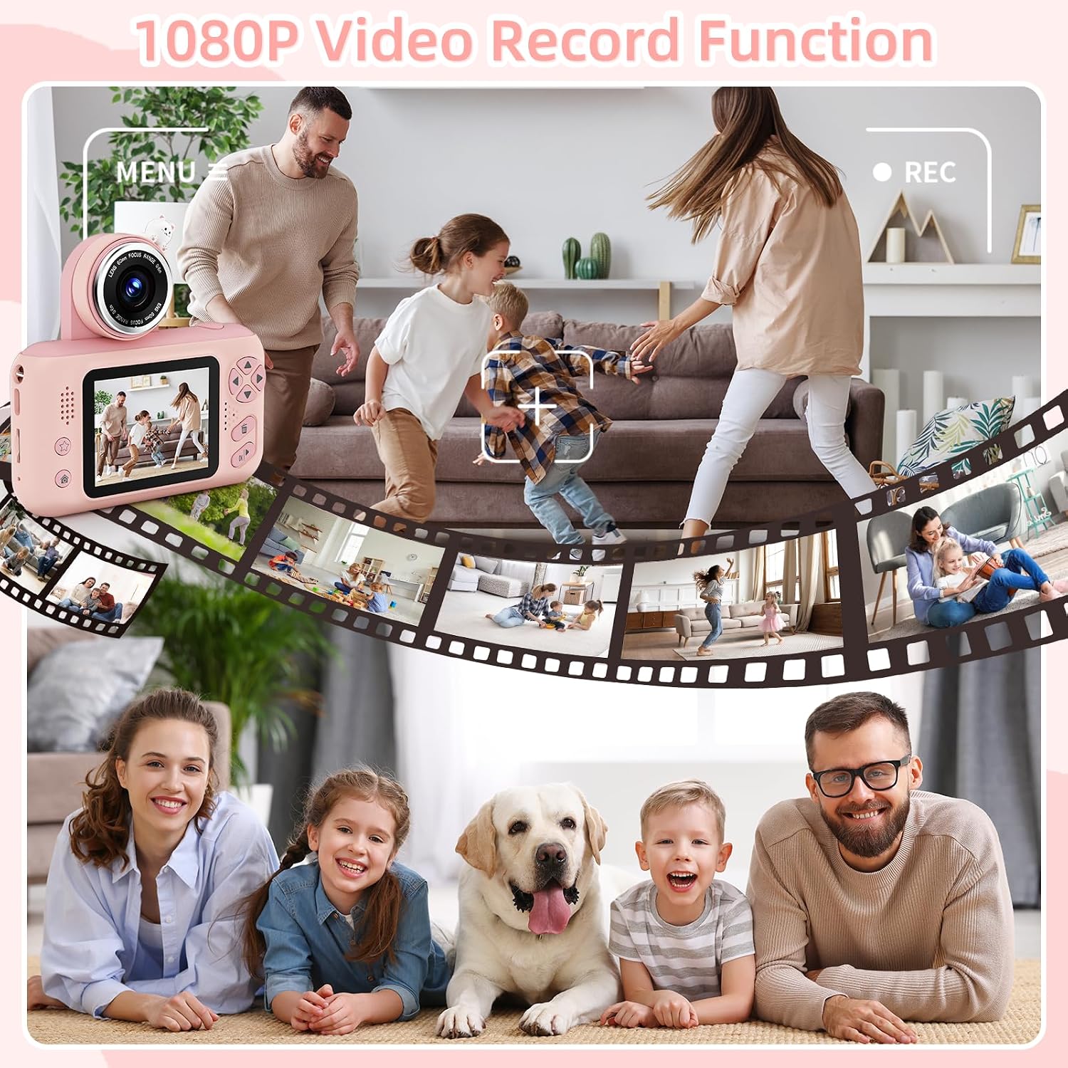 Thumbnail 6 de Makolle Upgrade Kids Selfie Camera 1080P