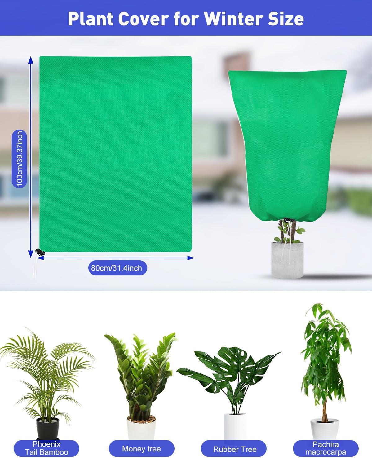 Detalle 2 de Voiles Verdenu 2 pièces pour plantes extérieures ⚙
