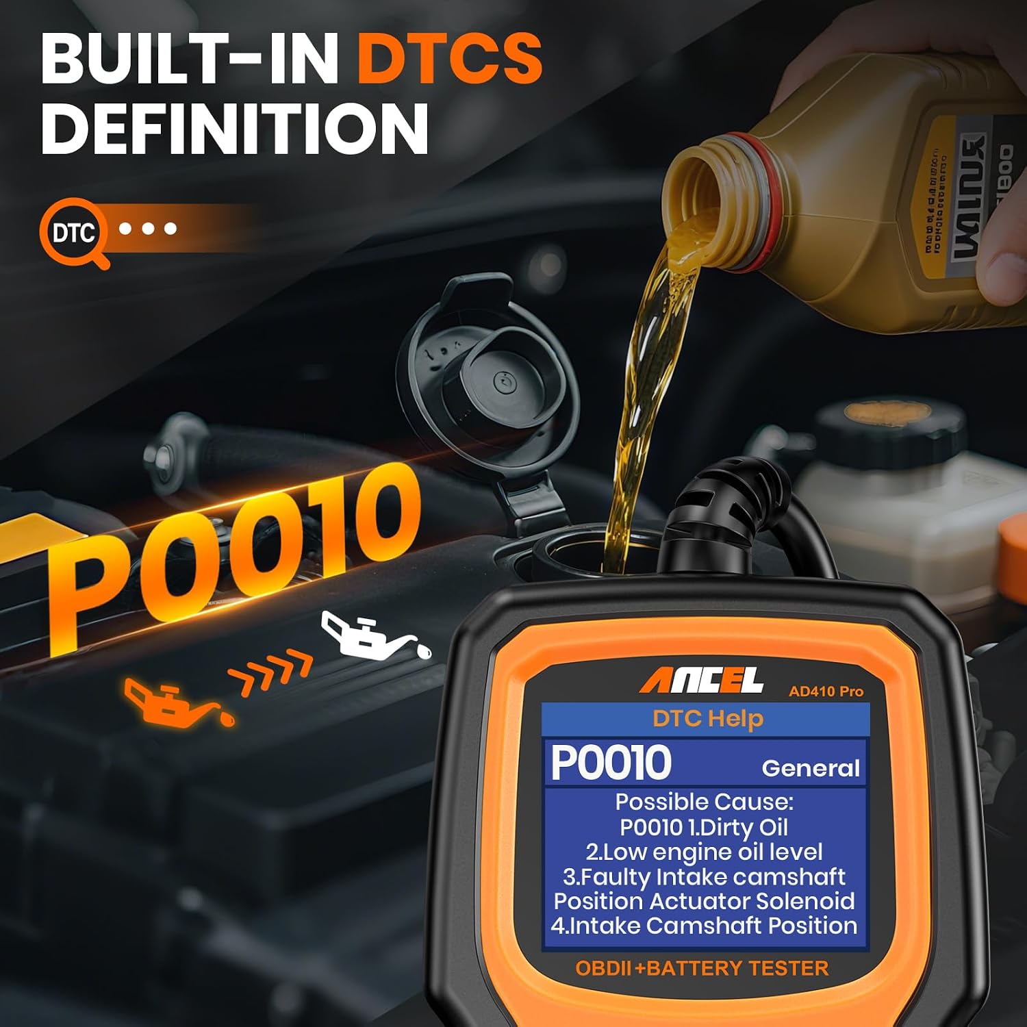 Thumbnail 5 de ANCEL AD410 PRO 12V OBD2 Scanner