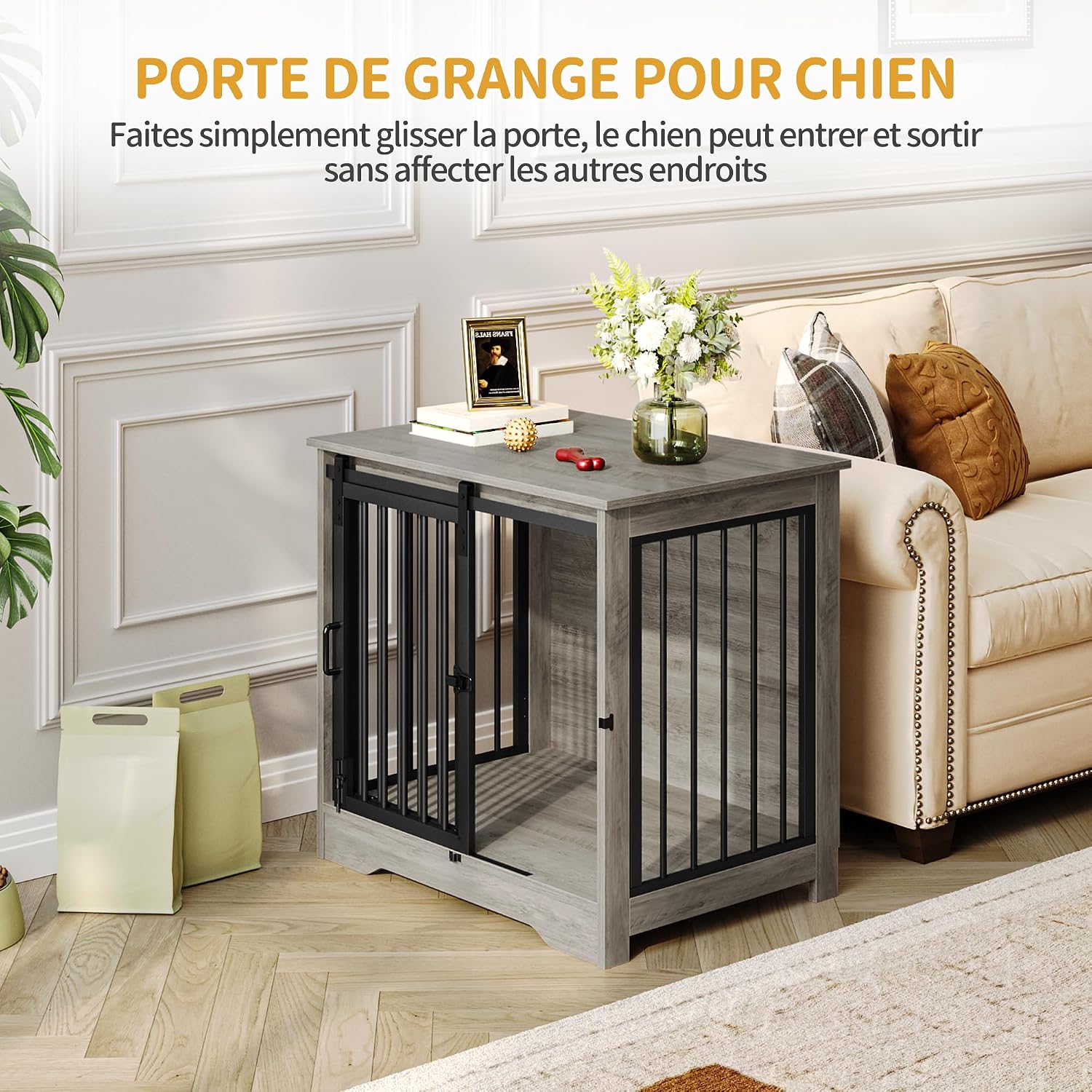 Thumbnail 5 de Hzuaneri 69 cm Cage pour Chiens