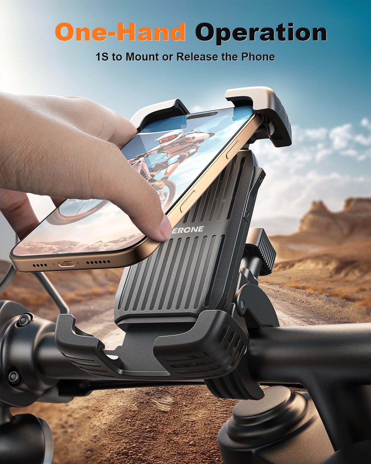 Detalle 2 de SUPERONE Bike Phone Holder 0.65–1.2 in