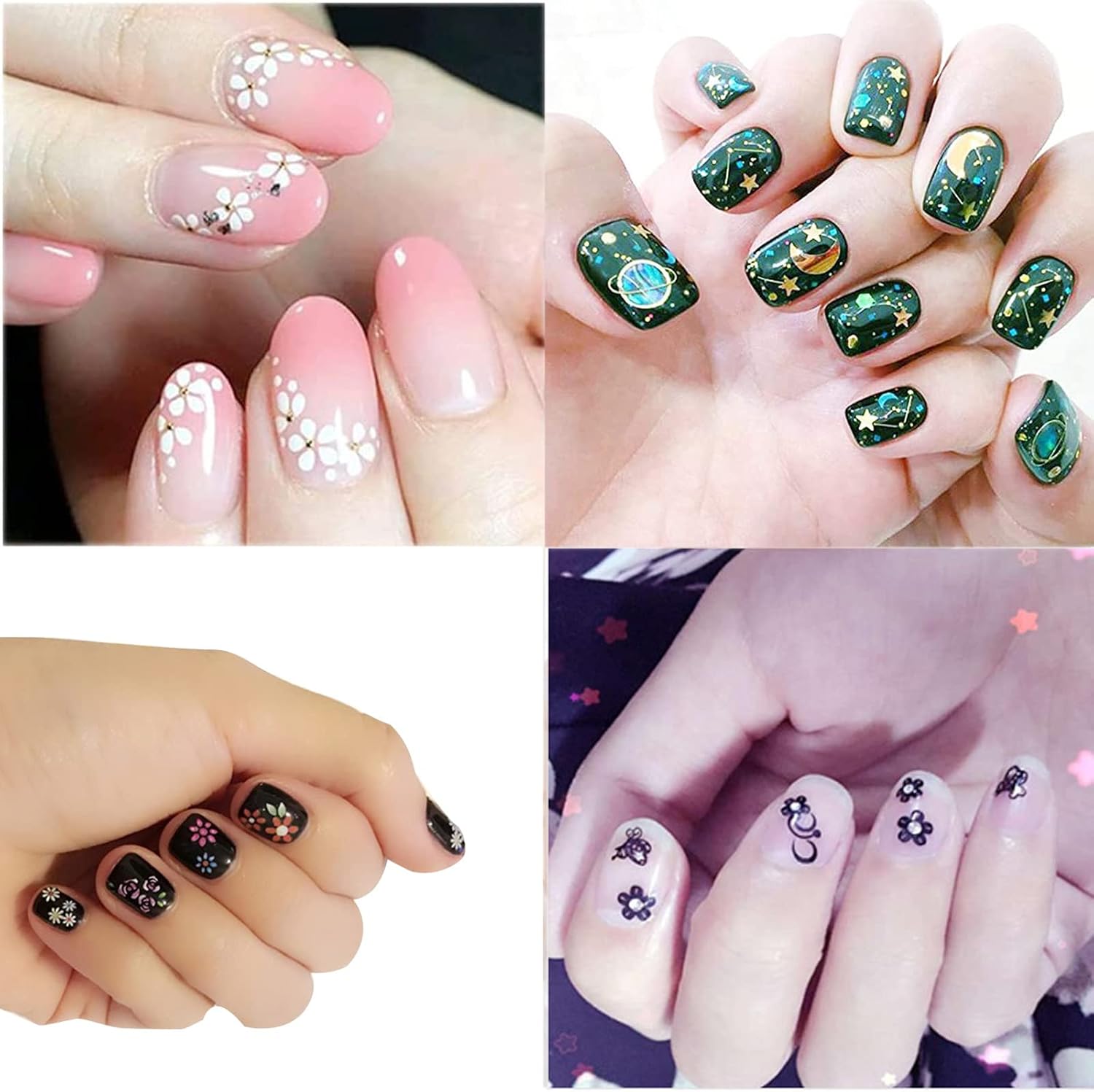 Thumbnail 6 de Olakin Adesivi Unghie 50 Fogli – Dettagli e guida all’uso per nail art 3D autoadesiva
