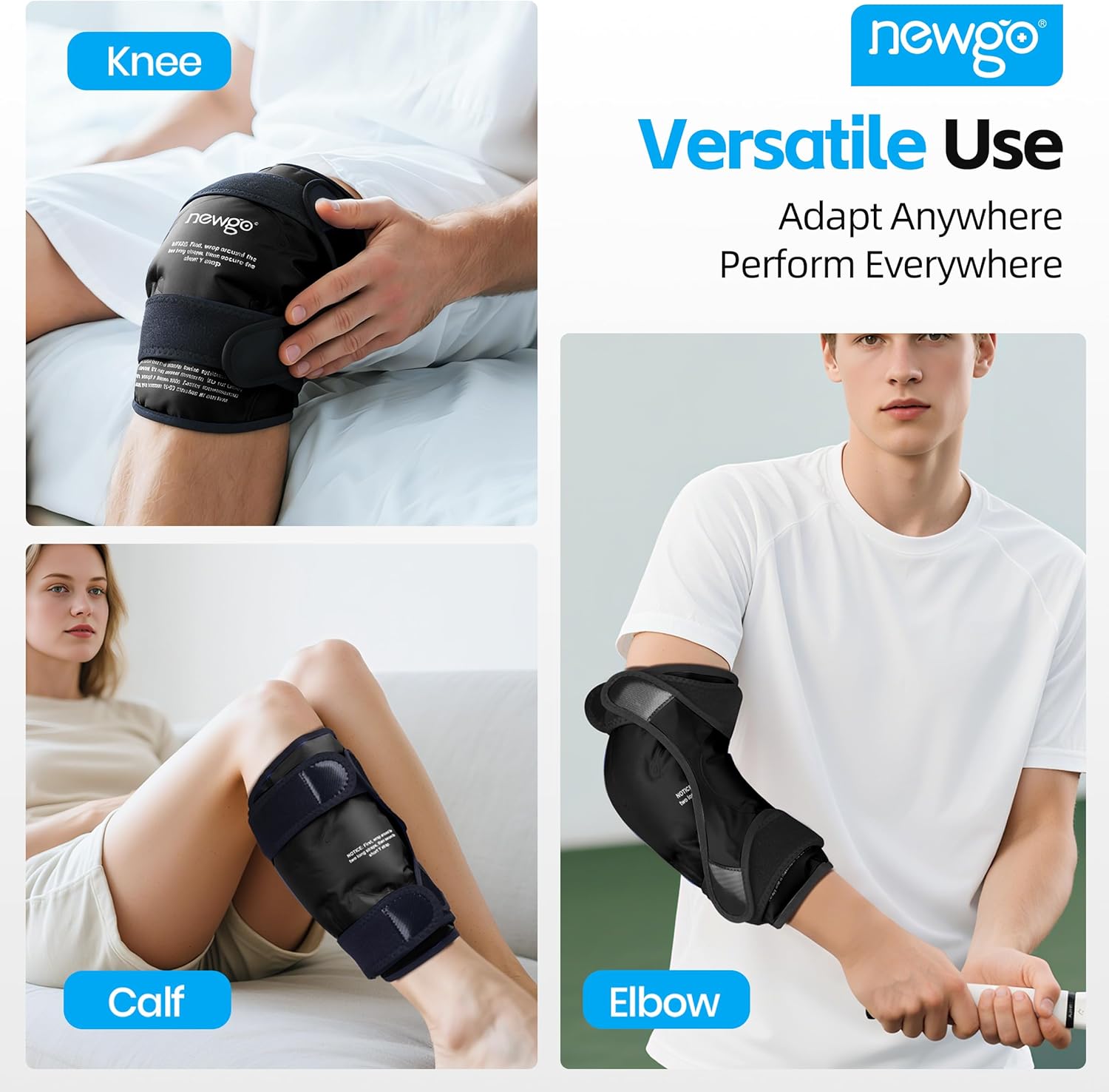 Thumbnail 6 de NEWGO Ice Pack Knee Wrap for Knee Pain Relief