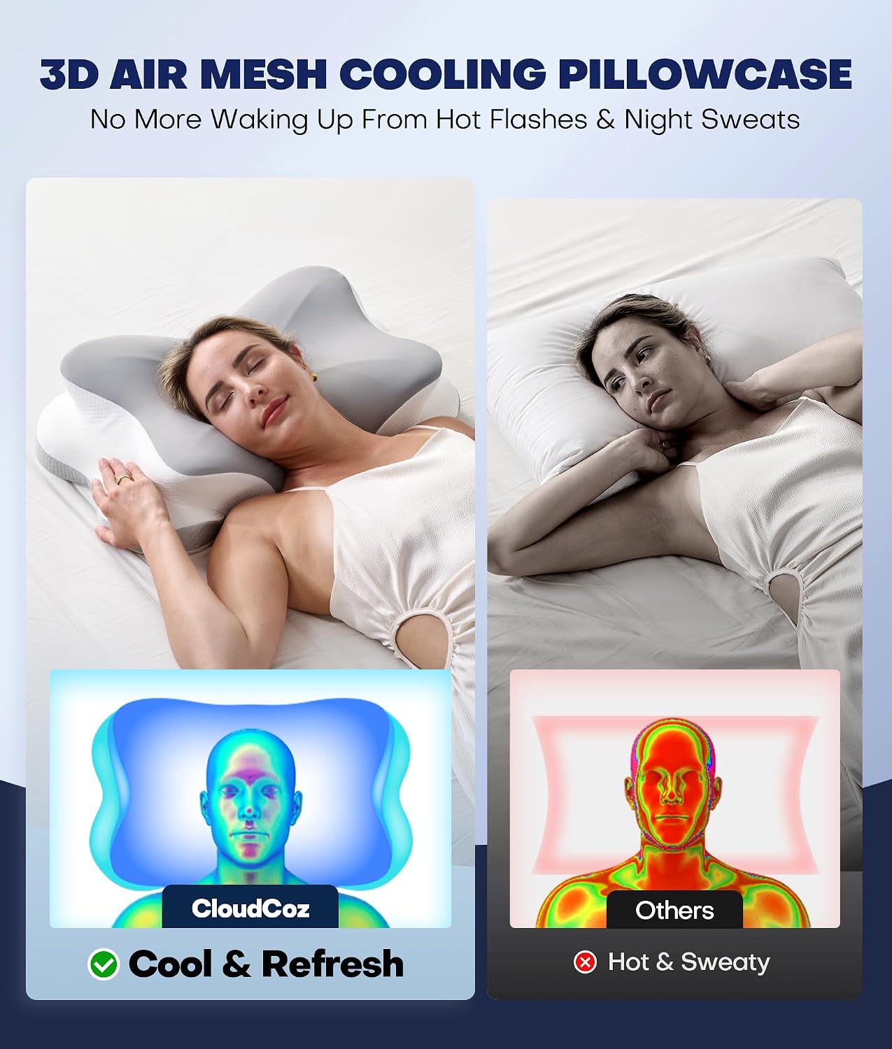 Thumbnail 4 de CloudCoz cervical pillow, memory foam