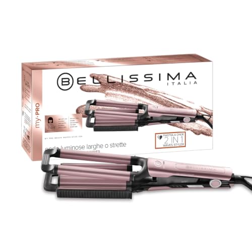 Detalle de Bellissima Imetec GT20 100 – Piastra a onde per capelli (160–200°C), ceramica