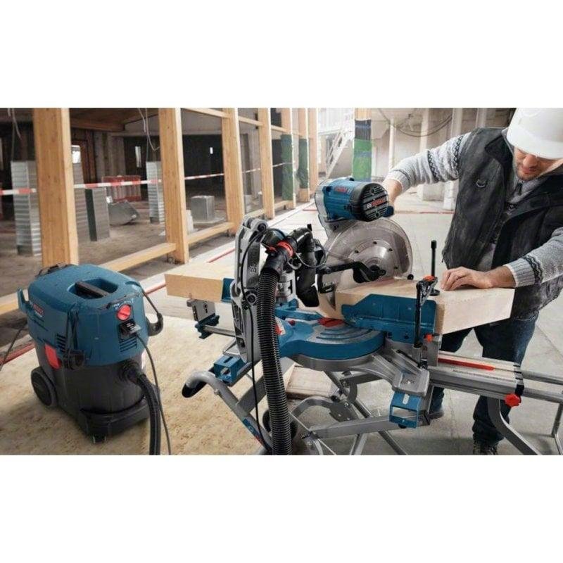 Detalle 2 de Aspiradora Industrial Bosch GAS 35 L SFC+ Professional 1200W: seca y húmeda, 35 L
