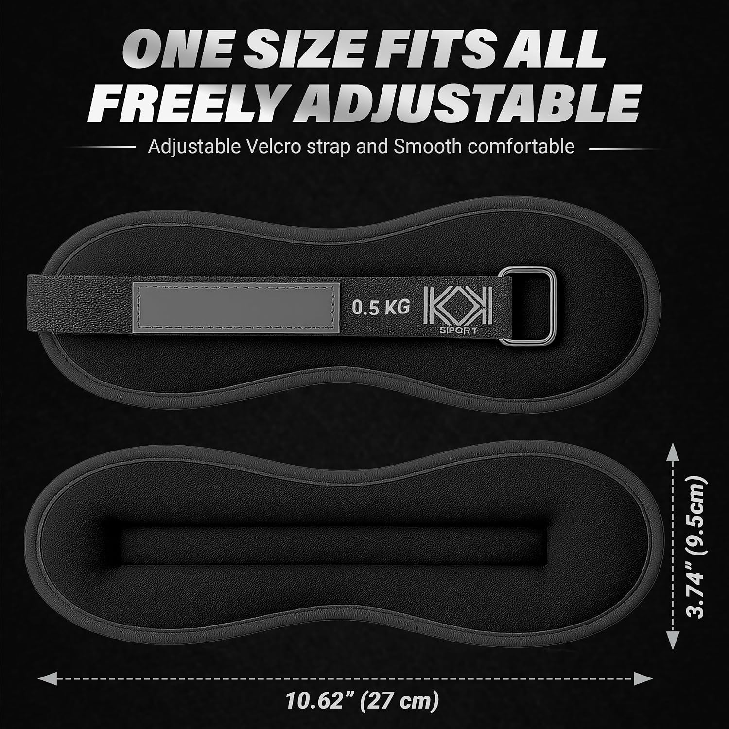 Detalle de KK Neoprene Ankle Straps Pair 2kg