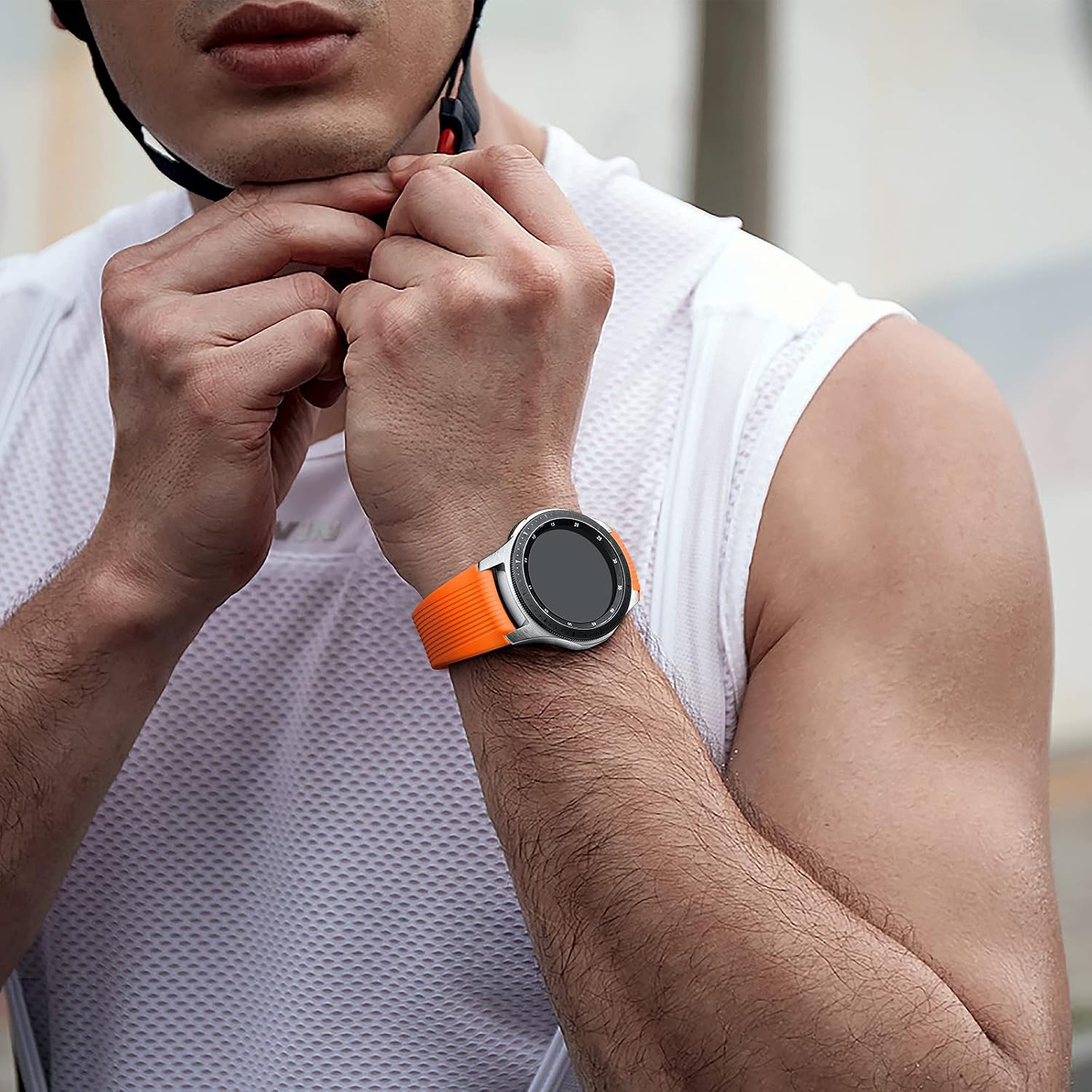 Thumbnail 5 de Mastten 22mm Silicone Strap 22mm