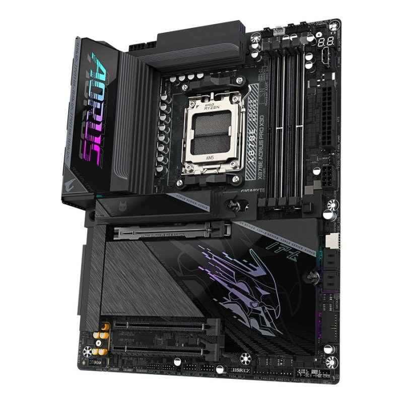 Thumbnail 2 de Gigabyte X870E AORUS PRO X3D: Placa base ATX AM5 DDR5 con WiFi 7 y PCIe 5.0