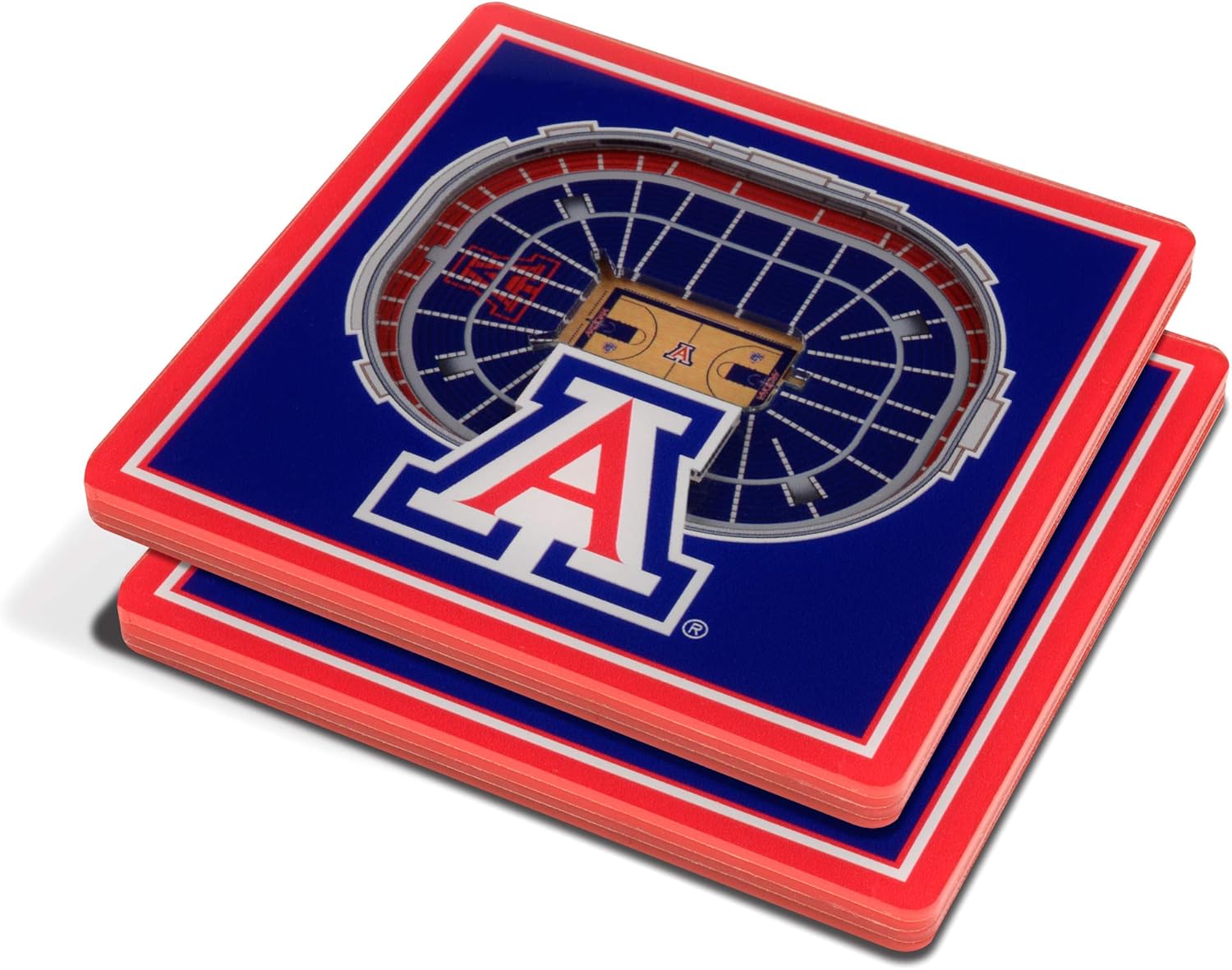 Thumbnail 4 de YouTheFan NCAA 3D StadiumView Coasters (Set of 2)