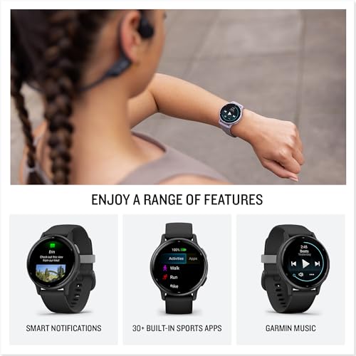 Detalle de Garmin vívoactive 5 42mm GPS Smartwatch – Black
