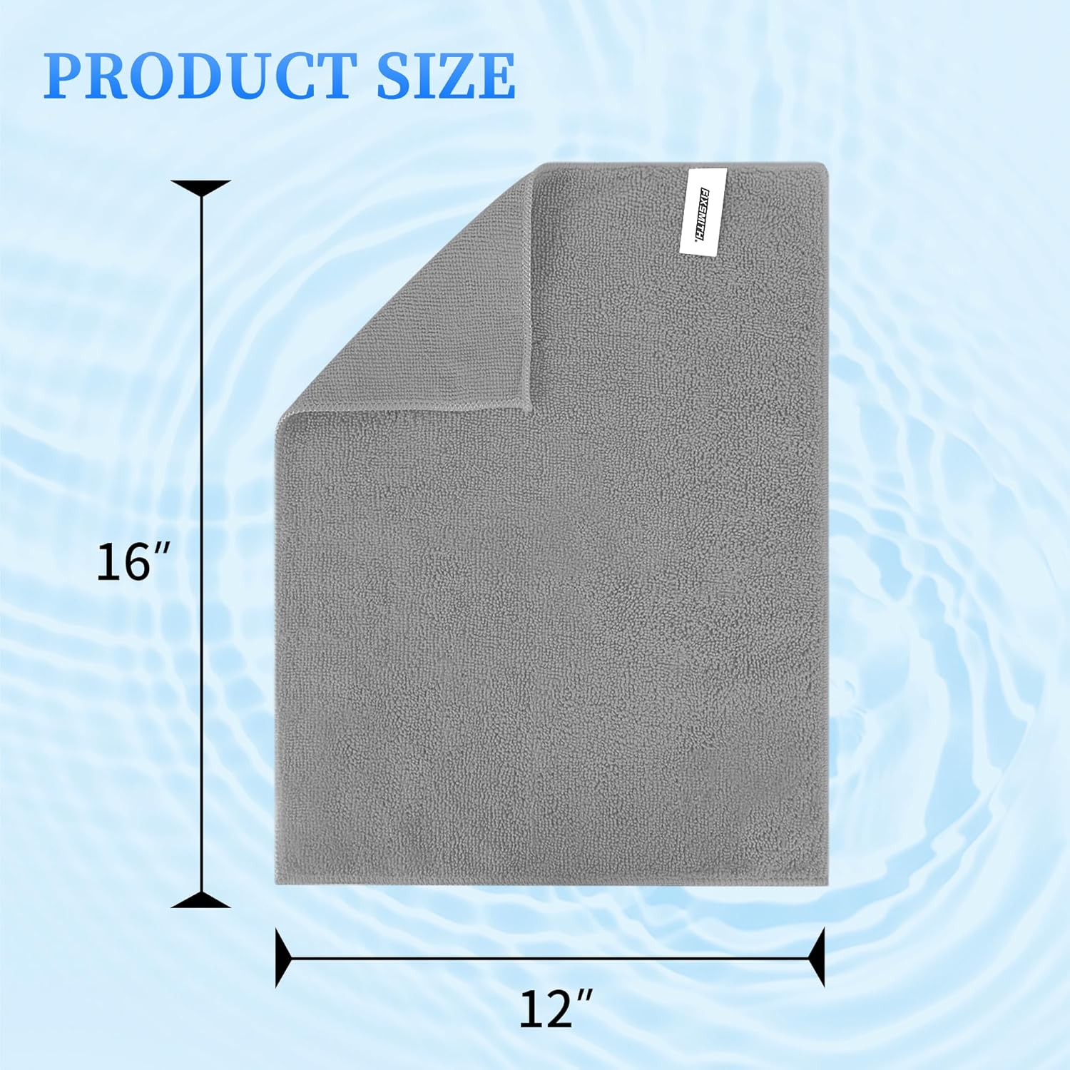 Thumbnail 1 de FIXSMITH Microfiber Cleaning Cloths – Pack of 50 (12 x 16 in) for Car, Kitchen, Home & Office