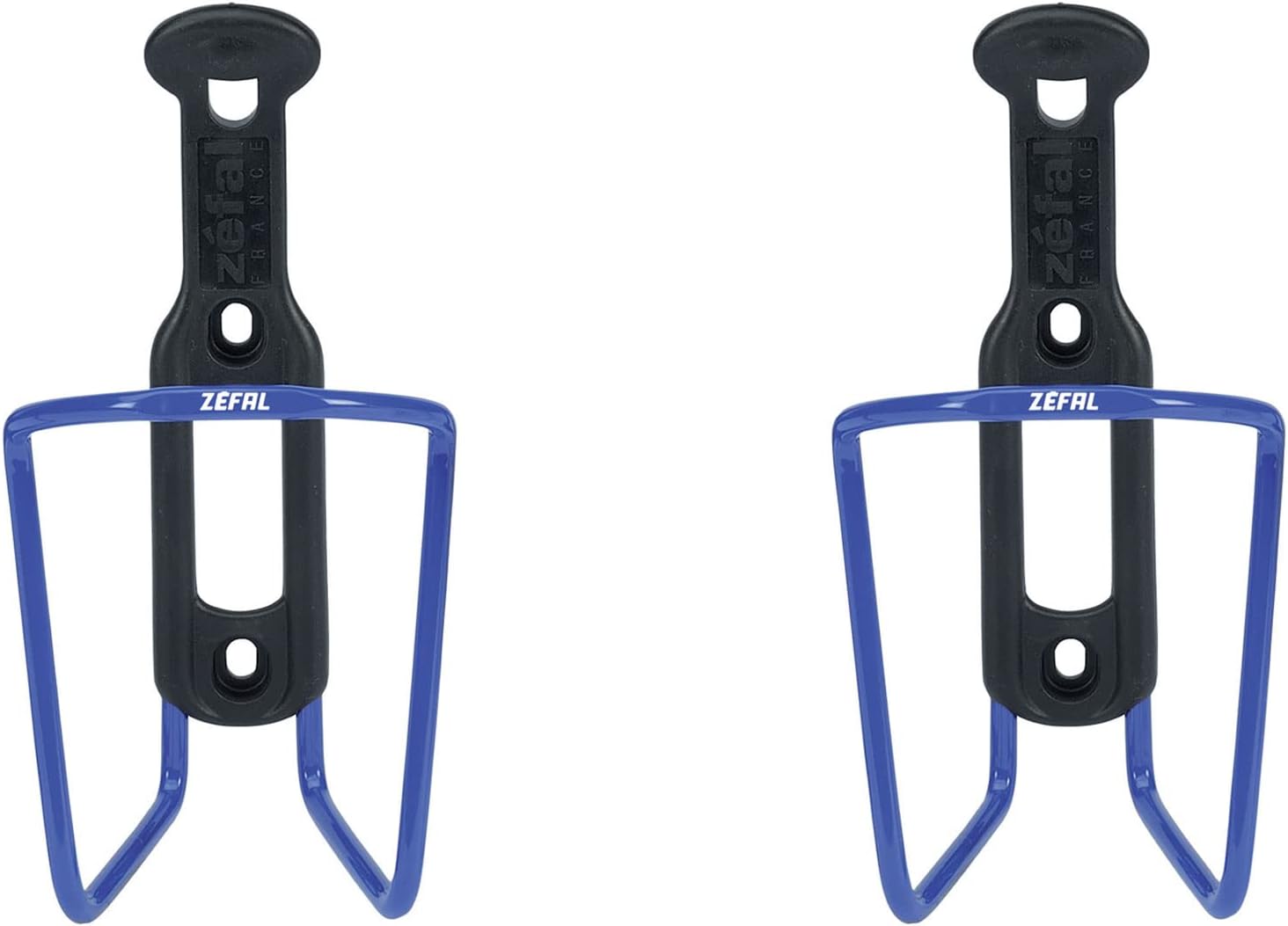 Detalle de ZEFAL Pack Alu Plast 124 – Pack de Deux Porte-bidon en Aluminium, Rouge