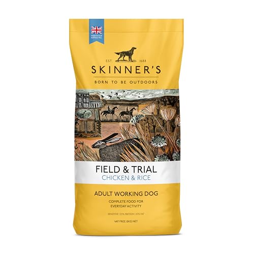 Detalle de Skinner’s Field & Trial Chicken & Rice – Complete Dry Adult Dog Food, Sensitive, Gentle Digestion, 15kg