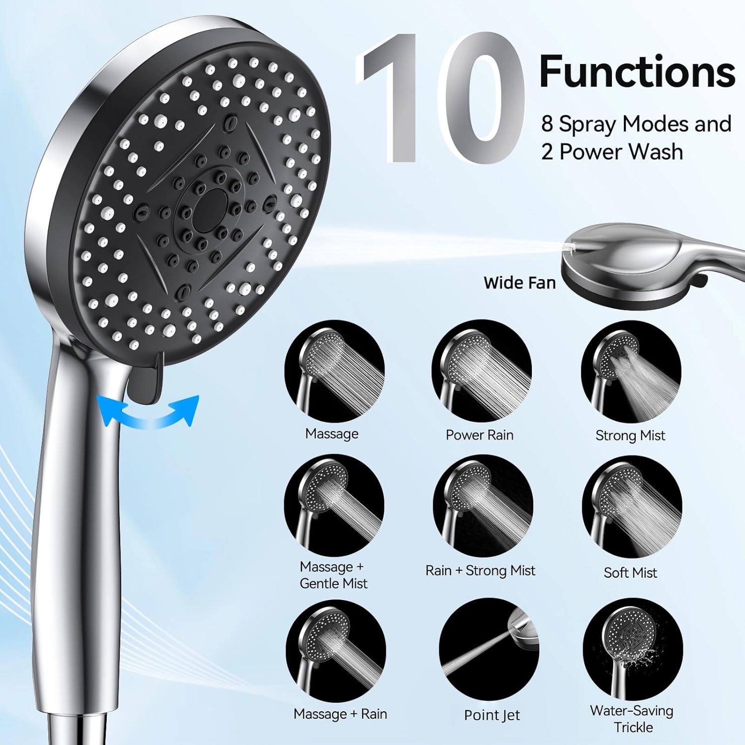 Thumbnail 3 de VOXON High Pressure Shower Head 10 modes