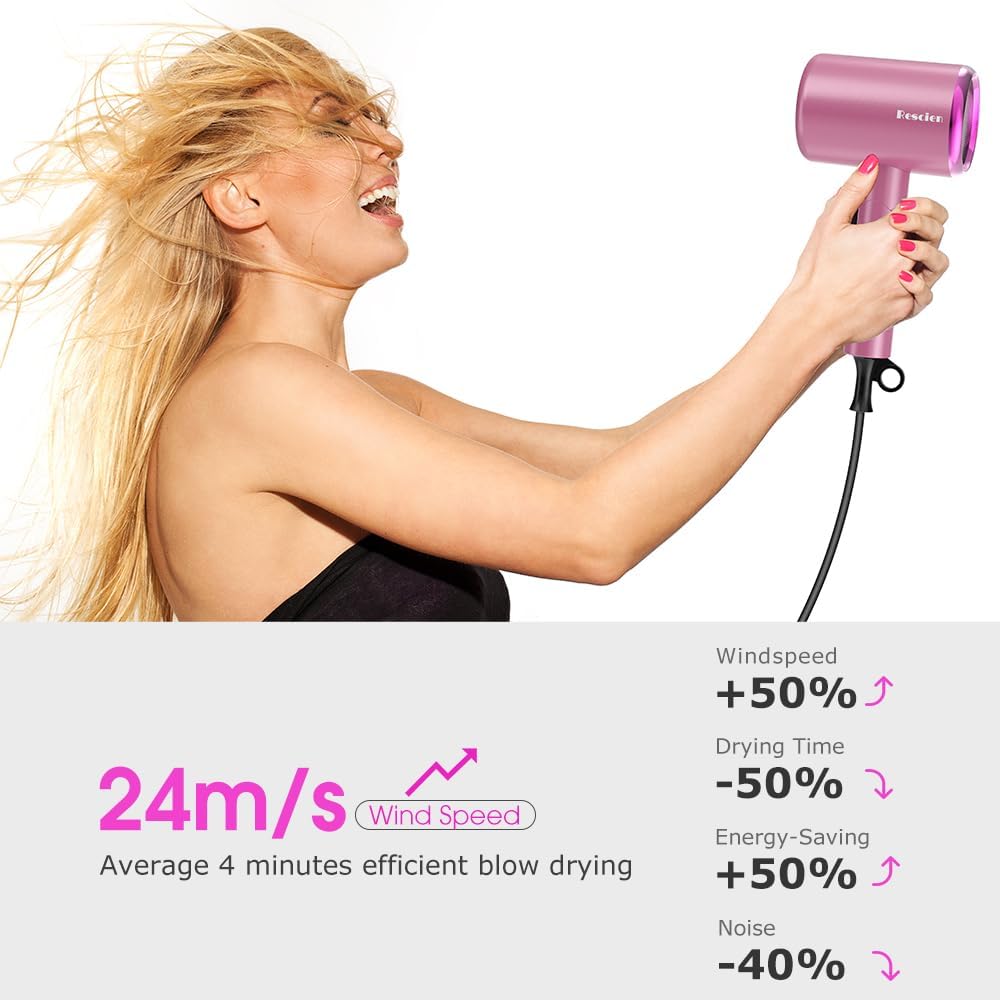 Thumbnail 1 de Sèche-cheveux Ionique 2400W pliable – puissant, léger et polyvalent pour toute la famille