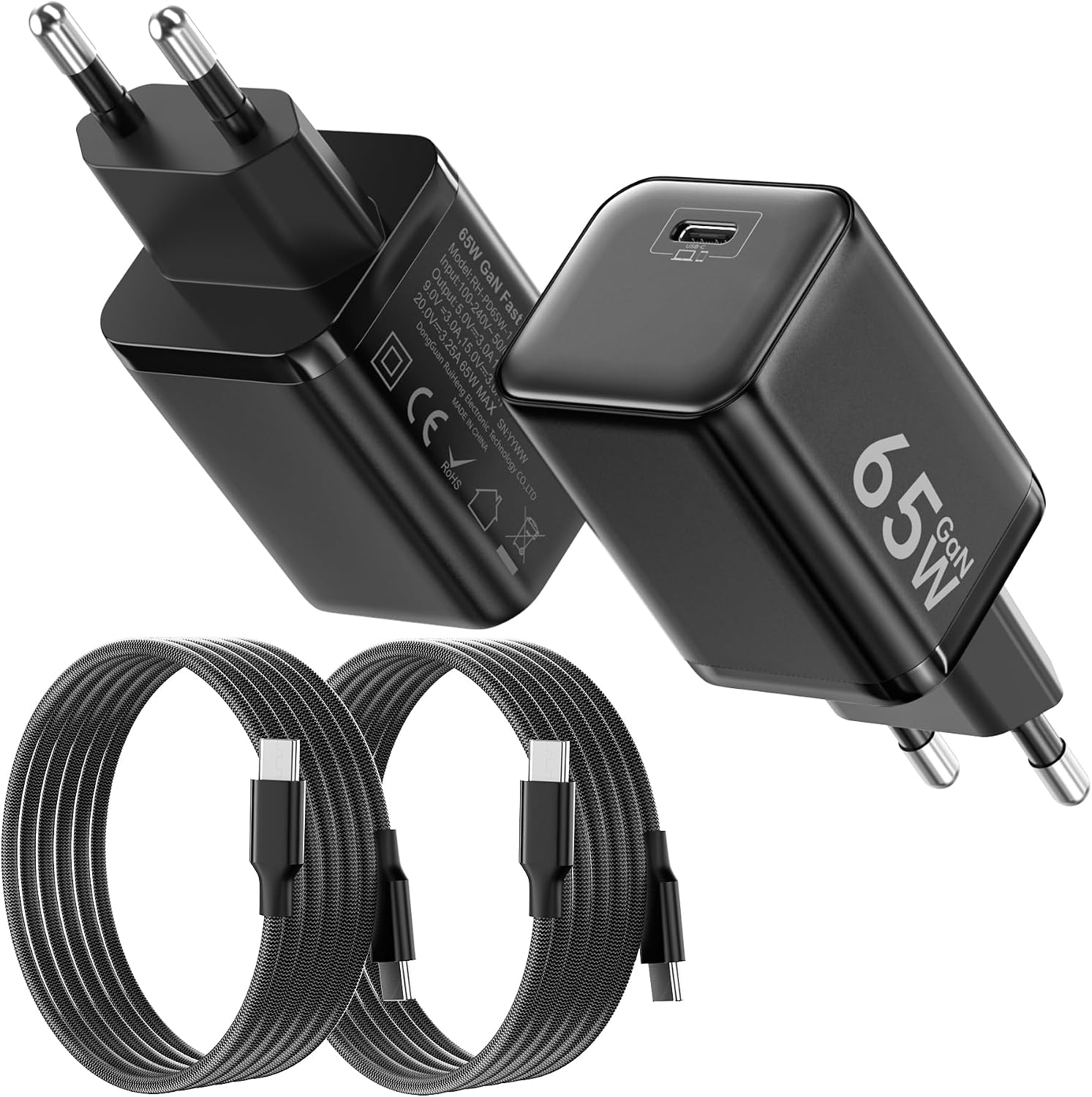 Detalle de USB-C Ladegerät 2er Set 65 W GaN