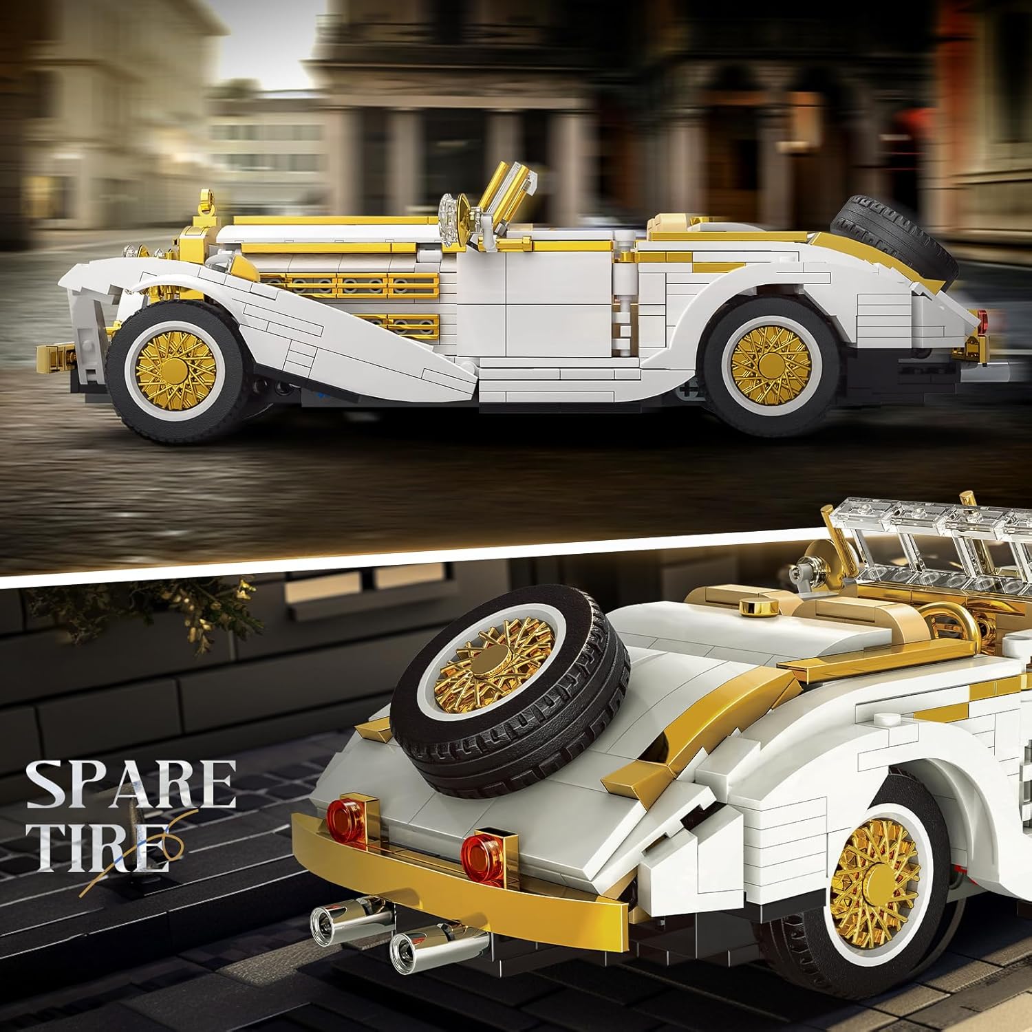 Thumbnail 4 de Mould King WX10003 Voiture rétro télécommandée 868 pièces