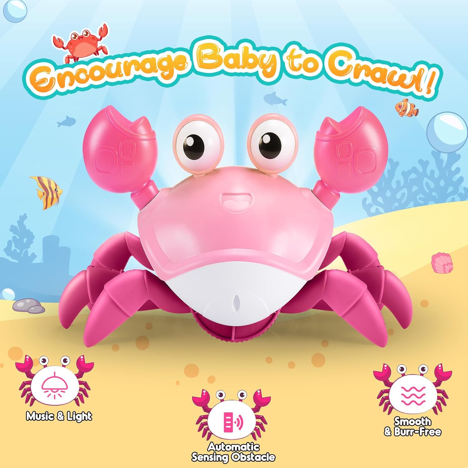 Thumbnail 5 de Hapikids Crawling Crab Toy 40‑60 min