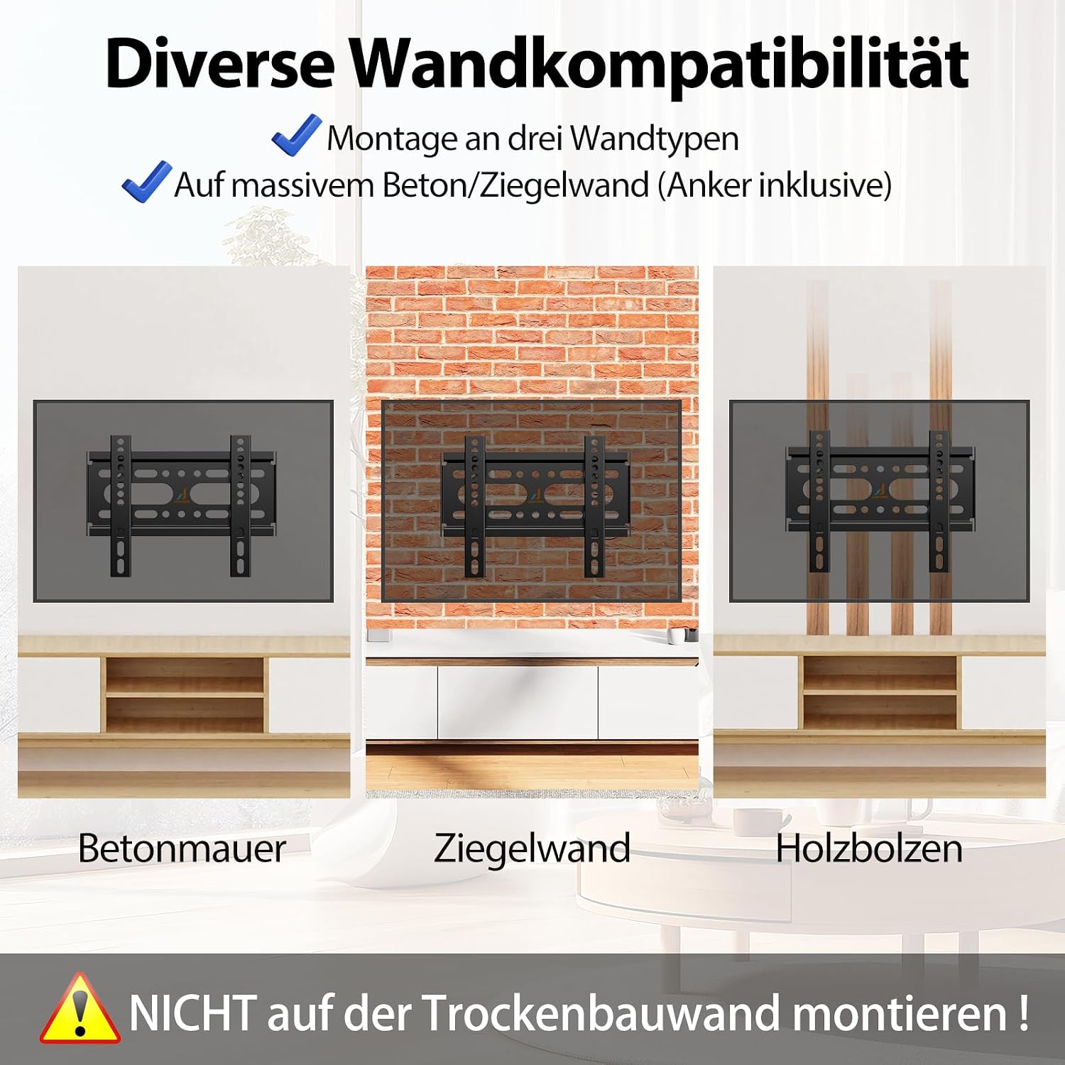 Thumbnail 6 de JXMTSPW TV Wandhalterung 14-42 Zoll